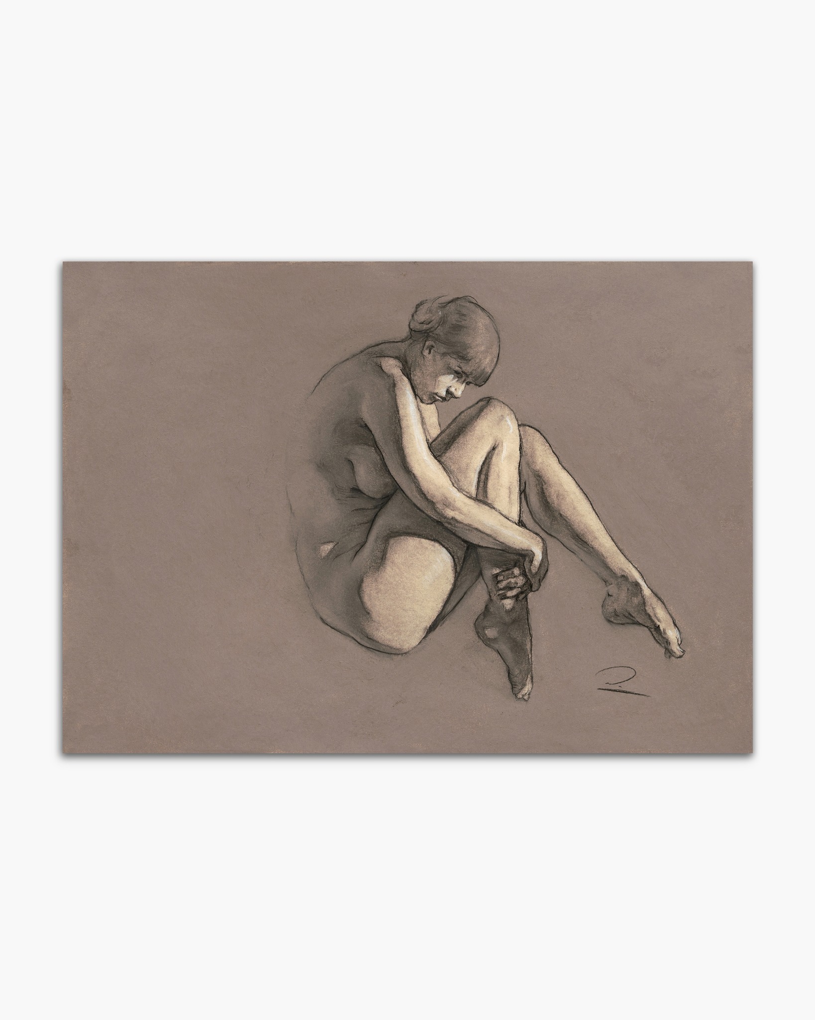 Raum 1
29,7 x 21 - getöntes Papier
Pastellkreiden, Kohle
11/2023