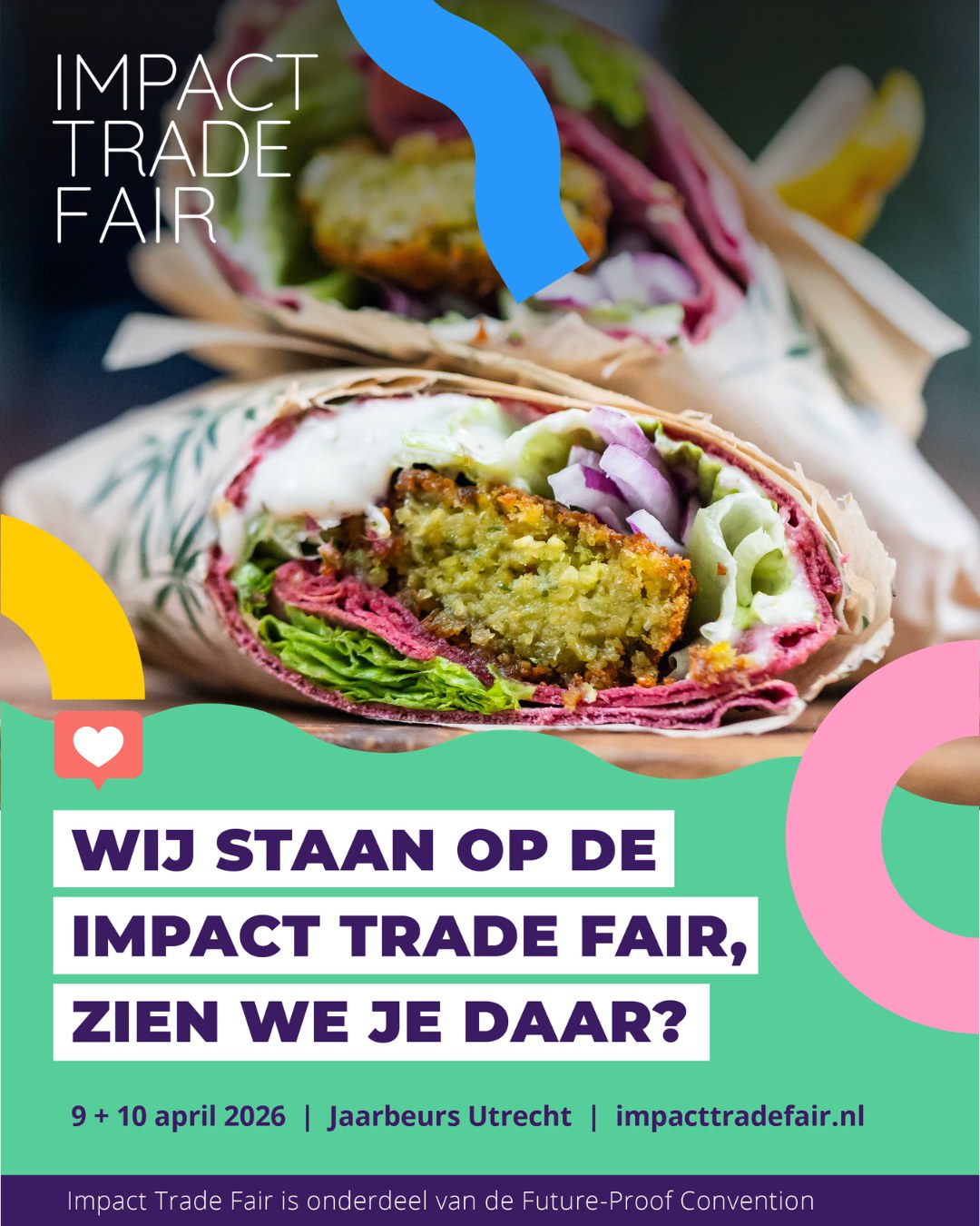 IMPACT MET SMAAK 🌱
We staan op de Impact Trade Fair (van @futureproof_convention) in Utrecht—dé plek waar changemakers samenkomen voor een betere toekomst.
Dat past perfect bij ons. Sinds kort zijn we eigenaar van onze droomplek in Noord-Limburg, waar we werken aan ons nieuwste project: @tuinderijhetlandt, waar we eigen gewassen telen voor onder andere onze catering. Van Landt tot bord dus, met nog meer focus op duurzaamheid en circulariteit.
Benieuwd? Kom langs en proef onze falafelwraps, vegan kebabwraps, rice of fries met kebab of goulash en Vietnamese loempia’s.