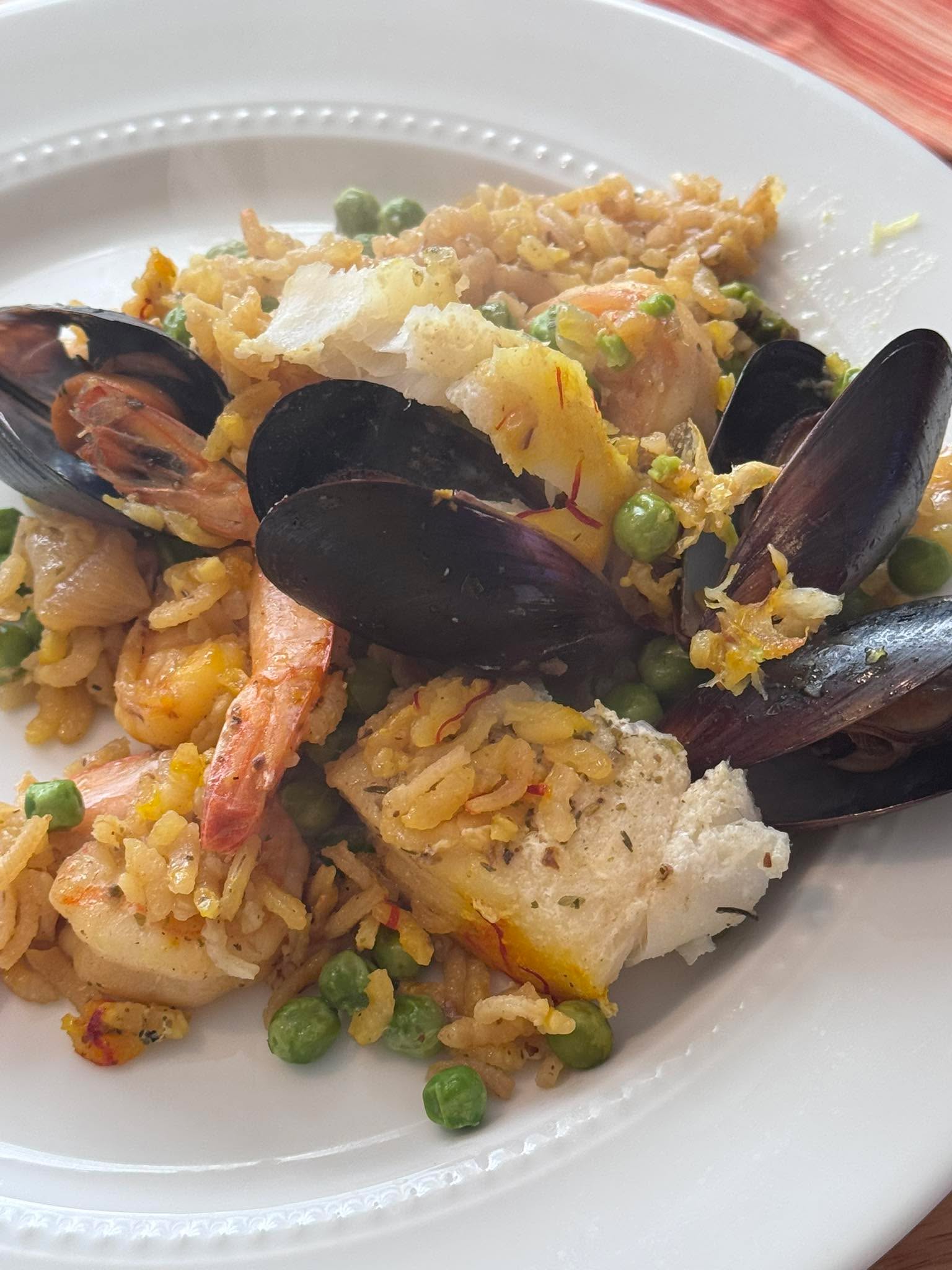 It’s been A WEEK! So, I came home and made Paella for me and my mom. Now it’s Margarita time!