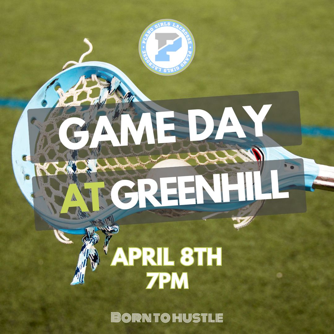 🩵🥍\GAME DAY!🥍🩵
📅 WEDNESDAY | APR 8TH
⏰ 7:00 PM Start
📍 GREENHILL SCHOOL
Let's GO PLANO!🎉
#planogirlslax #laxlife #PGLAX #letsgo #borntohustle