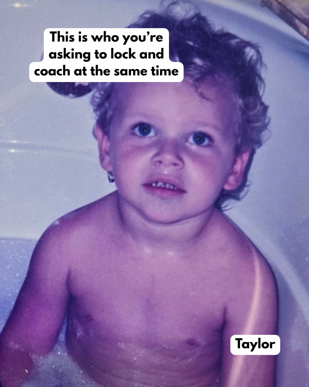 Thought we'd jump on this trend and show you who's really on the field! 💕 If you're not doing it for your younger self or your inner child, why do it at all.