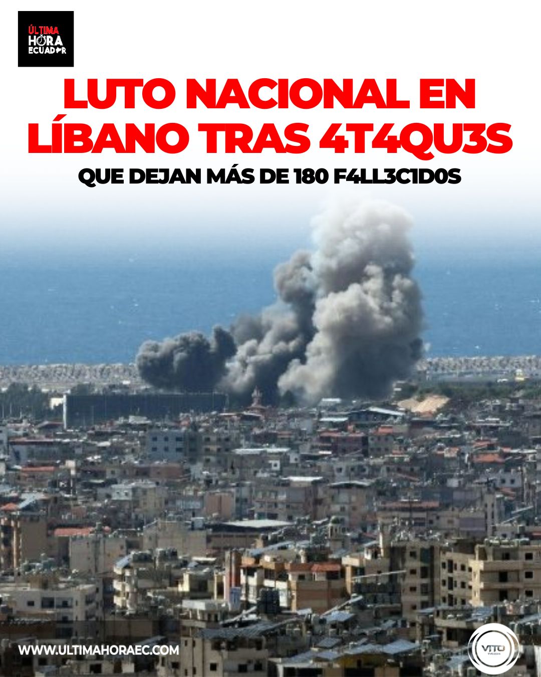 Líbano vive una jornada de dolor tras los recientes ataques...