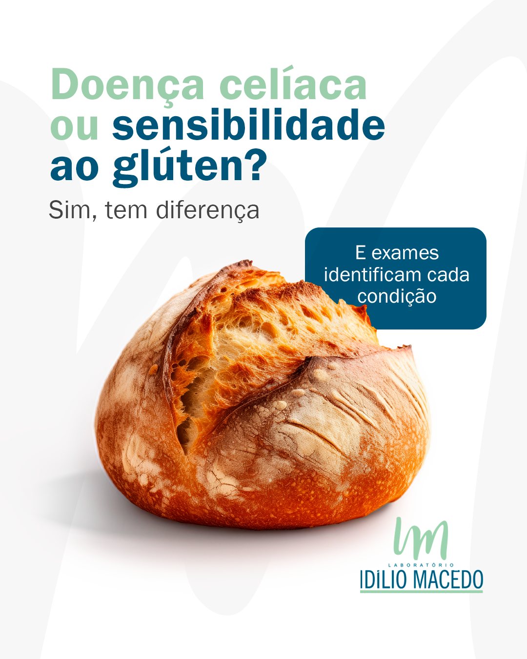 Nem todo desconforto após comer alimentos com glúten significa a mesma condição. 🍞
A doença celíaca é hereditária e causada pela sensibilidade a uma fração de gliadina do glúten, uma proteína encontrada especialmente no trigo. Os sintomas incluem cansaço, fraqueza, anorexia e diarreia leve e intermitente.
Já a sensibilidade ao glúten não celíaca pode causar sintomas semelhantes, mas que desaparecem após cessar a ingestão do alimento causador.
Diferenciar as condições é fundamental para evitar restrições desnecessárias e garantir o cuidado adequado. Exames laboratoriais auxiliam na investigação e trazem mais segurança para o diagnóstico.
Se você apresenta sintomas após consumir glúten, vá até o nosso laboratório e faça os exames necessários. 💬
Laboratório Idílio Macêdo🖱️ laboratorioidiliomacedo.com.br
Whatsapp: (89) 99402-3347
Telefone: (89) 3522-1476
📍Matriz (Floriano/PI)
Rua Defala Attem, 490, Centro
🕐Horário de atendimento:
De segunda a sexta-feira, das 6h40 às 18h
Sábados, das 7h às 12h