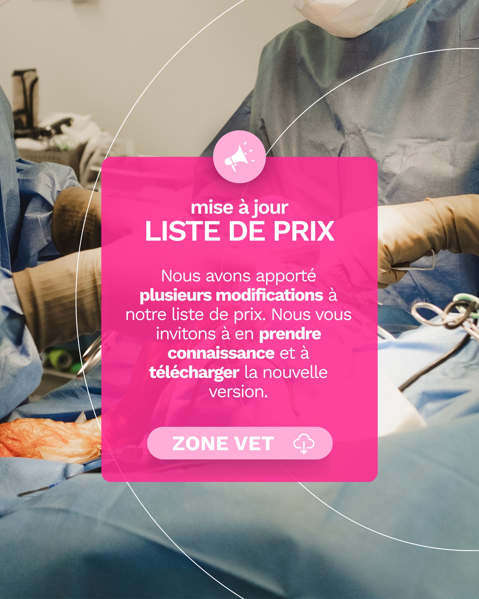 📢 Annonce importante!
Allez télécharger notre nouvelle liste de prix afin de la mettre à jour dans vos dossiers.
Des questions? Contactez-nous!