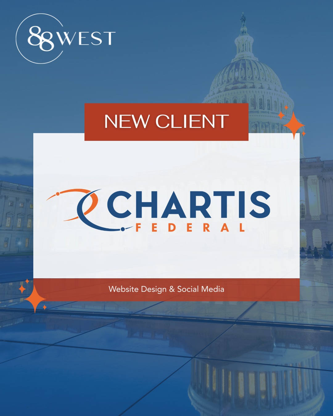 Welcome Chartis Federal as our new client! ✨
Based in Virginia, Chartis Federal is a leader in systems engineering for public safety and defense, and they’re making a global impact. 🇺🇸
Our team is building a cohesive brand expansion, dynamic website, and strategic social media presence.
If you’re second guessing your marketing, it’s time to call us.
📞 662.205.0088 | 251.202.7180
-
#88West #88WestAgency #VirginiaMarketing #SoutheastMarketingAgency #SoutheastBrandAgency #GovernmentMarketing #HuntsvilleAL #MarketingAgency #DigitalMarketing #BrandStrategy #BrandExpansion #WebDesign #SocialMediaMarketing