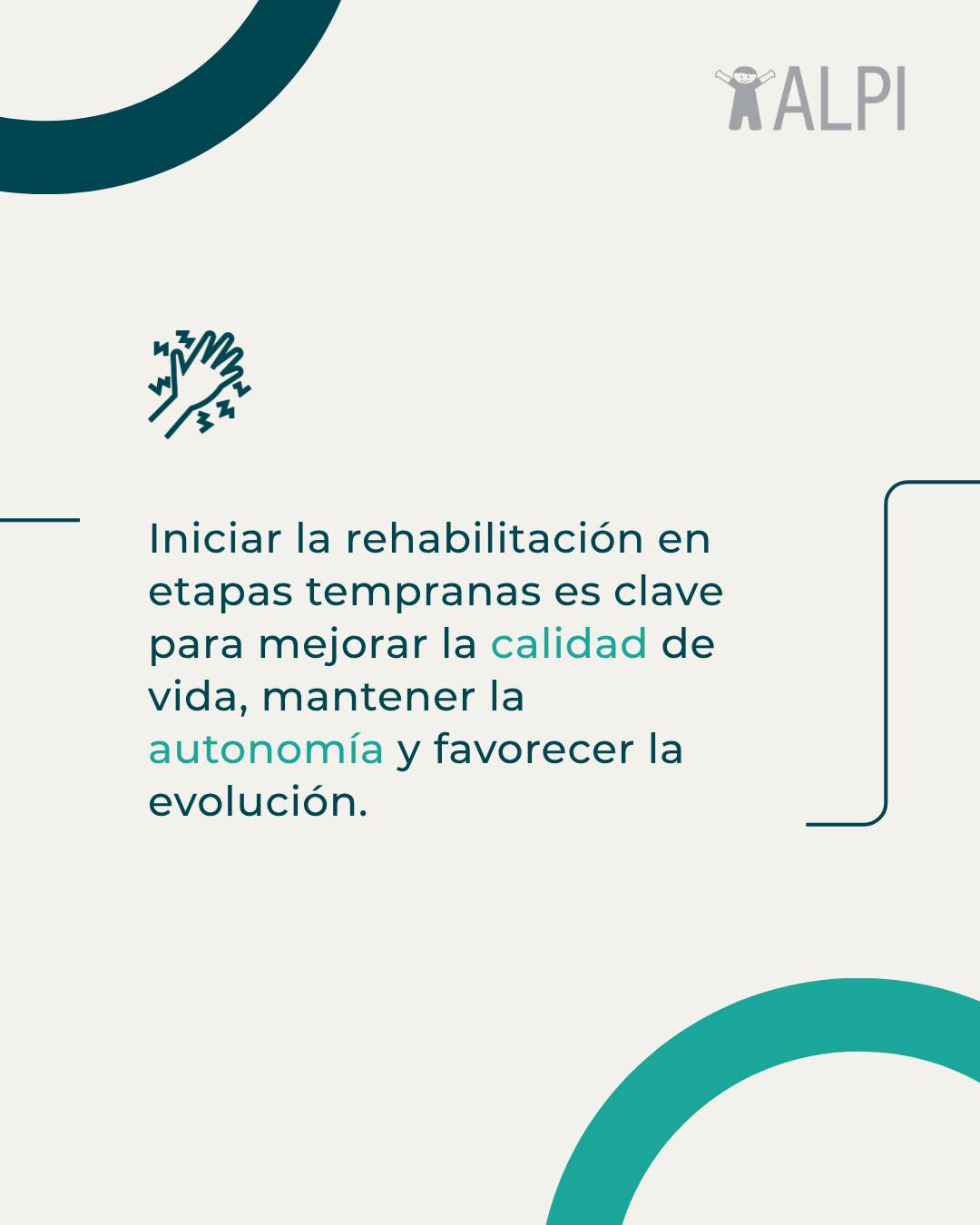 El Parkinson es una enfermedad neurológica que afecta el movimiento, pero cada persona lo vive de manera diferente.
Con el acompañamiento adecuado, es posible mejorar la calidad de vida y sostener la autonomía.
En ALPI trabajamos con un enfoque integral para acompañar a cada persona en su proceso de rehabilitación.
💙 Porque acompañar hace la diferencia.
📅 11 de abril – Día Mundial del Parkinson
📞 (011) 4839-7700
📲 11-3332-9926
✉️ turnos@alpi.org.ar
#ALPI #Parkinson #Rehabilitación