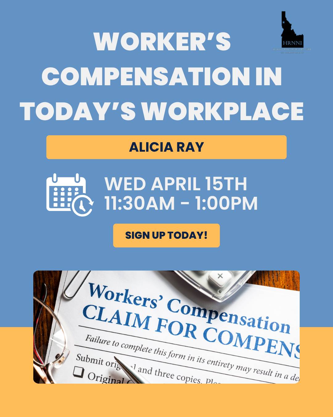 Workplace injuries don’t come with a warning but how you respond makes all the difference.
Workers’ compensation is becoming more complex, with rising costs, longer recovery timelines, and evolving compliance requirements. It’s no longer just operational, it’s strategic.
Join us for Workers’ Compensation in Today’s Workplace: Protecting Employees and Managing Risk, a session for leaders who want to stay ahead.
We’ll cover:
• What every employer should know
• Key trends impacting claims and costs
• Practical ways to reduce risk and support return-to-work
If protecting your people and your business is a priority, we’d love to have you join us.
#hrnni #humanresources #workerscompensation #reducerisk