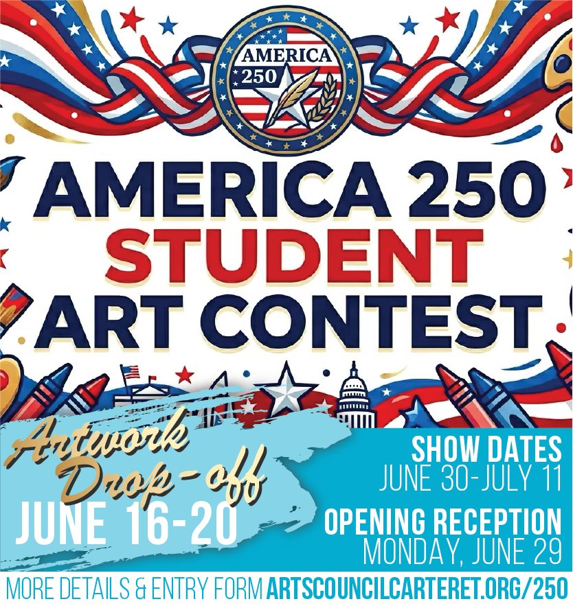 📣 ATTENTION STUDENTS: What does "We the People" mean to you?! 🇺🇸 Since the founding of the United States, artists have used art to explore identity, community and belonging inspired by the many stories that make up our shared history.
The ACCC is proud to join communities across America in celebrating the 250th anniversary of our nation. We are excited to announce a unique opportunity for students of Carteret County to participate in a youth art competition. The history of our nation is rich in the beauty of the people whose talents brought life to the arts. Let’s celebrate our heritage.
This competition will be open to all K-12 students in the areas of stories, poetry and art.
🤝 ALSO, please consider a donation to help sponsor the cash prizes that will be presented to these students. Sponsors will be acknowledged on all promotional materials for these events.
Visit ArtsCouncilCarteret.org/250 for all the details, important dates, and entry form.
.