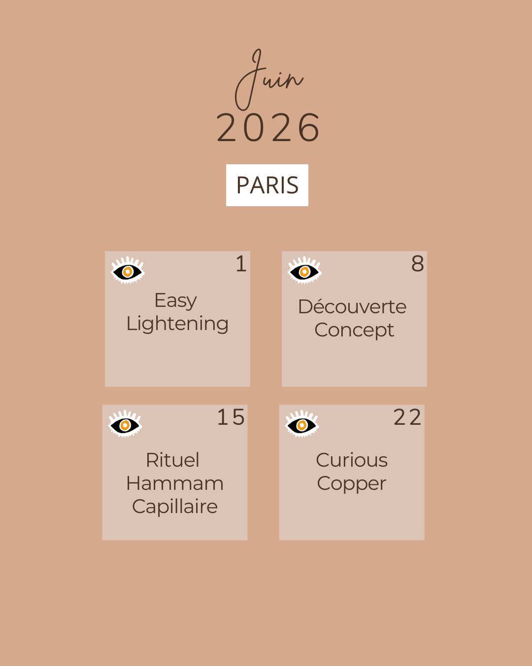 📅 Planning des formations – Juin | Académie de Paris.
Découvrez le calendrier du mois et réservez votre prochaine session à l’académie !
#factoryeducation #formation #cheveux #iconacademy #planning