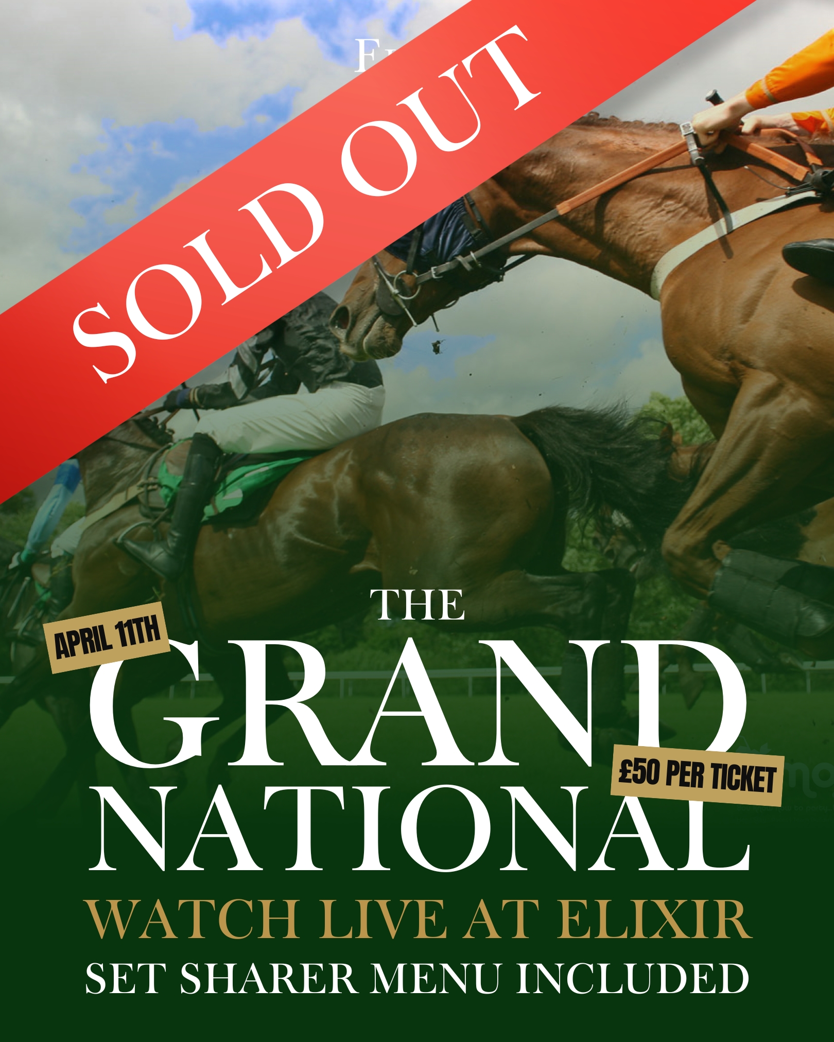 We can't wait! It's going to be an amazing night with a brilliant atmosphere and delicious food 🥘
See you there!
-
#oxton #elixir #ElixirRestaurant #ElixirWirral #aintree #grandnational #livesport #horseracing
