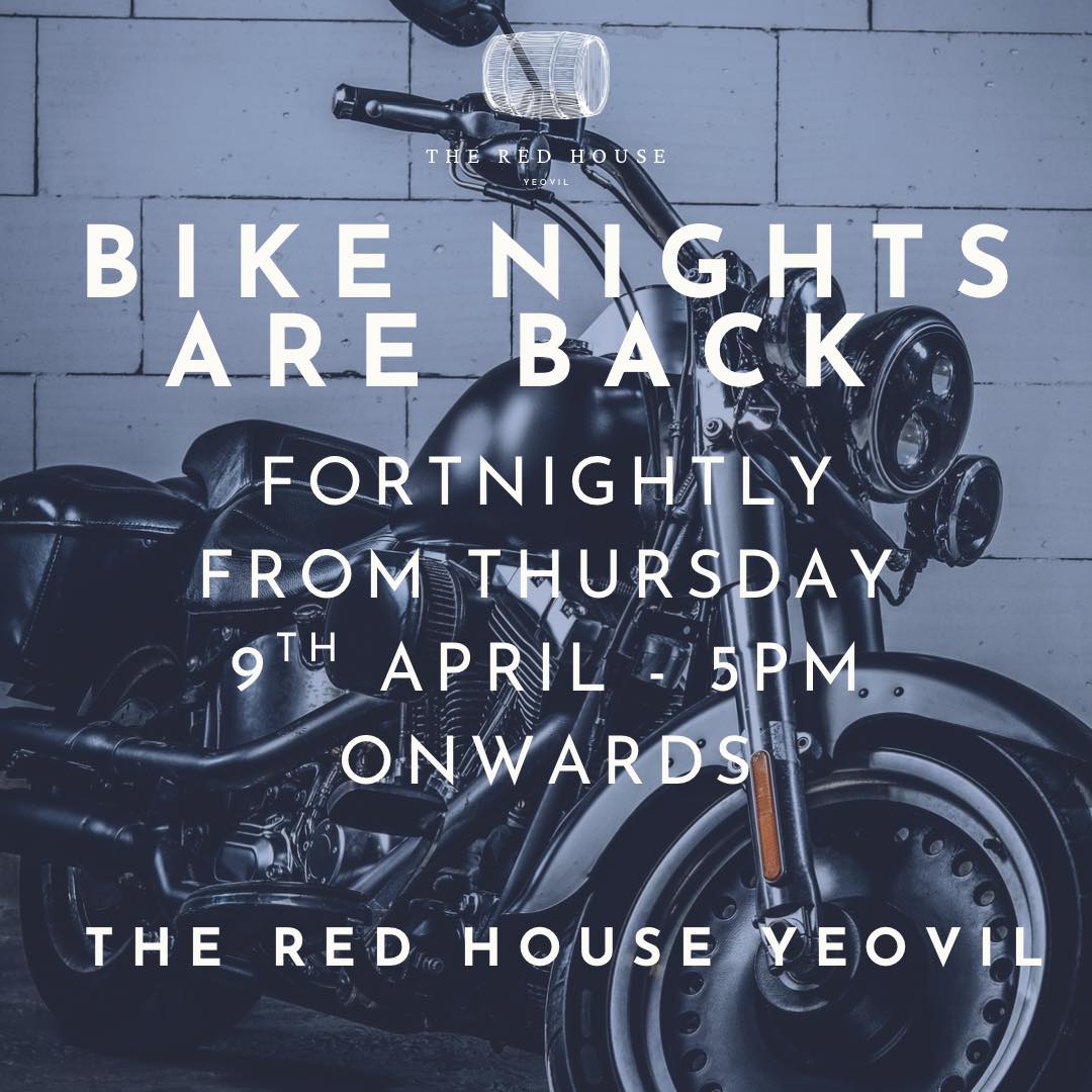 Bike nights are back at The Red House, Yeovil! 🏍️🔥
Starting Thursday 9th April from 5pm onwards, and then running fortnightly.
Bring your bikes, your friends, and enjoy a great evening—see you there!