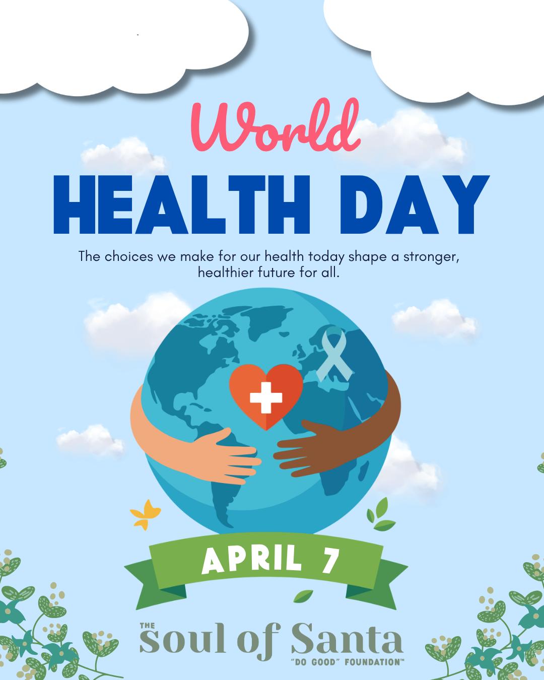 Today is World Health Day 🌍 A global focus on health equity and well-being for all.
#WorldHealthDay #HealthForAll #Awareness #DoGood365