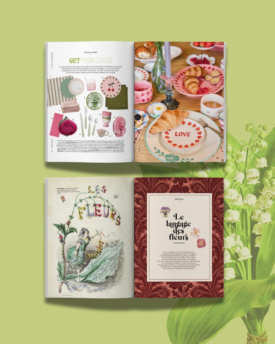 Dans ce numéro 12 de Fine Fleur, les fleurs murmurent, racontent, et révèlent leur langage secret… 🌸
De leurs symboliques délicates à leurs histoires oubliées, chaque page est une invitation à ralentir, ressentir et s’émerveiller.
Laissez-vous porter par nos pages fleuries, pensées comme une douce balade au fil des saisons, où chaque détail célèbre la beauté du vivant.
Un numéro à feuilleter comme on cueille un bouquet 🤍