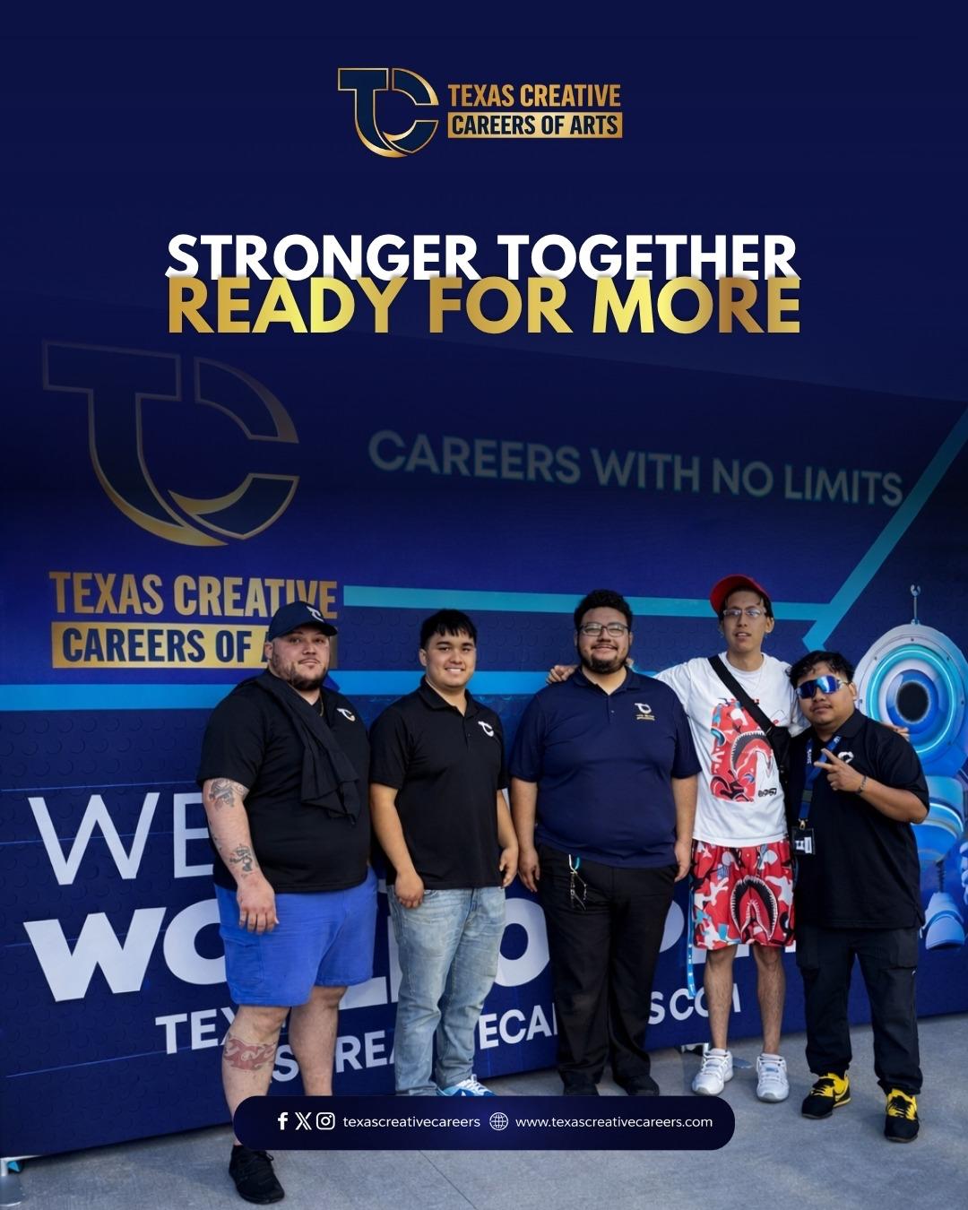 🎬 It starts with passion… but it grows with people.
From the field to the studio, every moment is hands-on, real, and built to push you further.
Here, you don’t just learn your craft —
you build it, together.
💡 Stronger skills. Stronger connections. Stronger future.
🔗 www.texascreativecareers.com
#TexasCreativeCareers #CreativeCommunity #LearnByDoing #MediaProduction #StrongerTogether #CreativeCareers #FutureCreators #HandsOnLearning #Teamwork #NextLevel