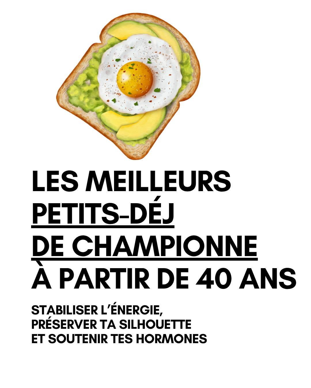 AprĂšs 40 ans, ton petit-dĂ©jeuner ne doit plus ĂȘtre choisi au hasard.
Câest lui qui donne le ton de ta journĂ©e :
énergie stable⊠ou fringales à 11h
ventre plat⊠ou stockage silencieux
clarté mentale⊠ou fatigue dÚs le matin
Le problĂšme ?
On nous a appris à manger sucré le matin.
RĂ©sultat : pics de glycĂ©mie â chute dâĂ©nergie â envie de sucre toute la journĂ©e.
Les femmes qui gardent la ligne (et surtout leur vitalité) aprÚs 40 ans font autrement.
⚠des protéines pour nourrir le corps
âš du bon gras pour soutenir les hormones
⚠peu de sucre pour éviter le stockage
⚠des fibres pour un ventre plus léger
Demain matin, au lieu du classique pain/confiture ou du jus de fruitâŠ
teste un petit-déjeuner qui te fait vraiment du bien.
Ton corps va te le rendre trĂšs vite đ
Dis-moi en commentaire : tu es plutÎt sucré ou salé le matin ?
www.naturopathierennes.com
Pour prendre RDV avec moi : PLANITY
â
Visio ou cabinet Ă Rennes
â
Bilans de naturopathie avec programme personnalisé
â
Bilans nutrition et micro-nutrition
â
Massages, drainages, réflexologie plantaire
#nutrition #micronutrition #hormones #petitdej #naturopathierennes