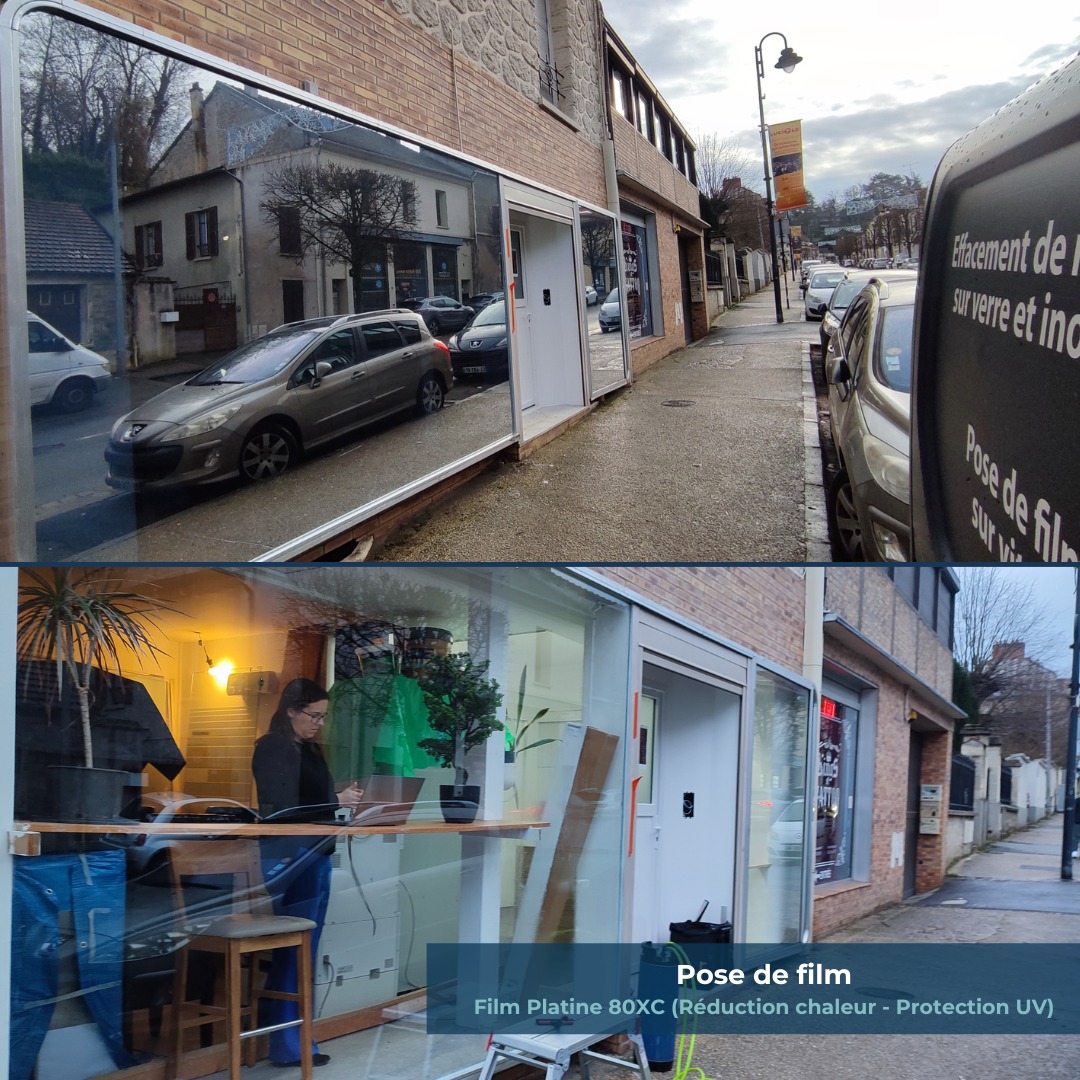 ☀️ Intervention sur des vitrines d’entreprise
Pose du film Platine 80 XC pour réduire la chaleur et améliorer le confort intérieur 🏢🪟
Performance et discrétion signées Verre IDF 🛠️
#VerreIDF #Platine80XC #FilmSolaire #Vitrine #Entreprise #ConfortThermique #ExpertDuVerre