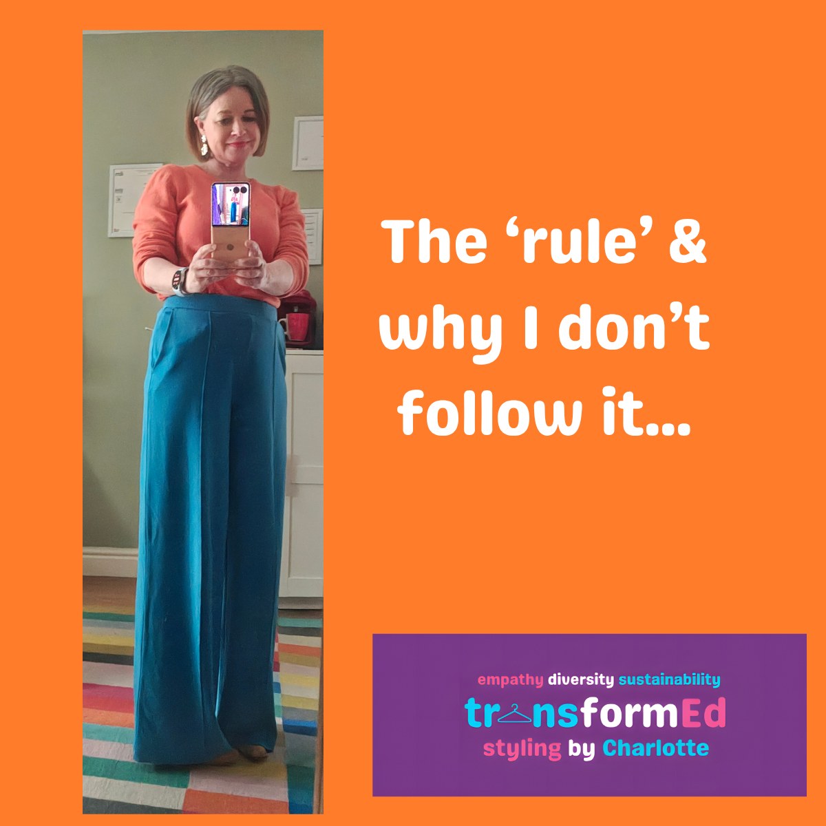 Have you heard of the 3-colour outfit 'rule'? It's the style advice that an outfit looks more streamlined, intentional and less fussy with no more than three colours plus neutrals.
I say you can still look stylish with more than 3 colours .. and with fewer. I often, as today, only wear two colours plus neutrals. I like to do this by colour blocking with the same colour top and coat or jacket.
I've had a think about why I tend to do so:
- As I'm petite, too many colours can swamp and overwhelm my frame.
- As the colours I wear tend to be quite bold, I want them to have maximum impact without adding a third colour and they're enough in themselves to complete an outfit.
- Most important of all: there are no 'rules'. Yes guidelines can be helpful especially if you're lacking confidence in building an outfit, but these are definitely no more than guidelines and tips, not rules. Personality is key in personal styling.
I do get laughed at by the family because I colour coordinate my watch face 😂
#personalstylistscarborough #mybestcolours #styletips #personalstylisthull