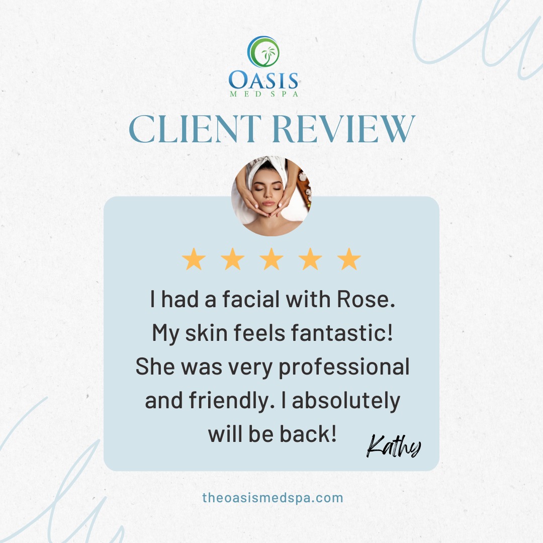 We 💖 our team and our clients! Huge thanks to Rose for her amazing work and a big thank you to our client for the 5-star feedback. We’re so glad you enjoyed your facial and can’t wait to welcome you back! 💆♀️✨ #medspa #Esthetics #hydrafacial #facials #fivestarreview