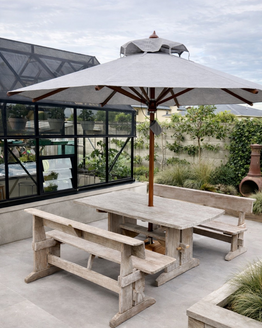 The Rectangle Table Setting 1600 beautifully combines space efficiency with enduring design.
Crafted from solid timber, each piece begins with a rich, warm tone that gradually softens as it lives outdoors. Over time, exposure to sun and air reveals a natural weathered finish, unique to every setting and every space.
Perfectly suited to courtyards and smaller outdoor areas, it brings both function and quiet character without compromise.
Designed not just to fit your space, but to evolve with it.
Proudly Designed & Handcrafted in New Zealand Since 1984.
Explore more on our WEBSITE, link in bio!