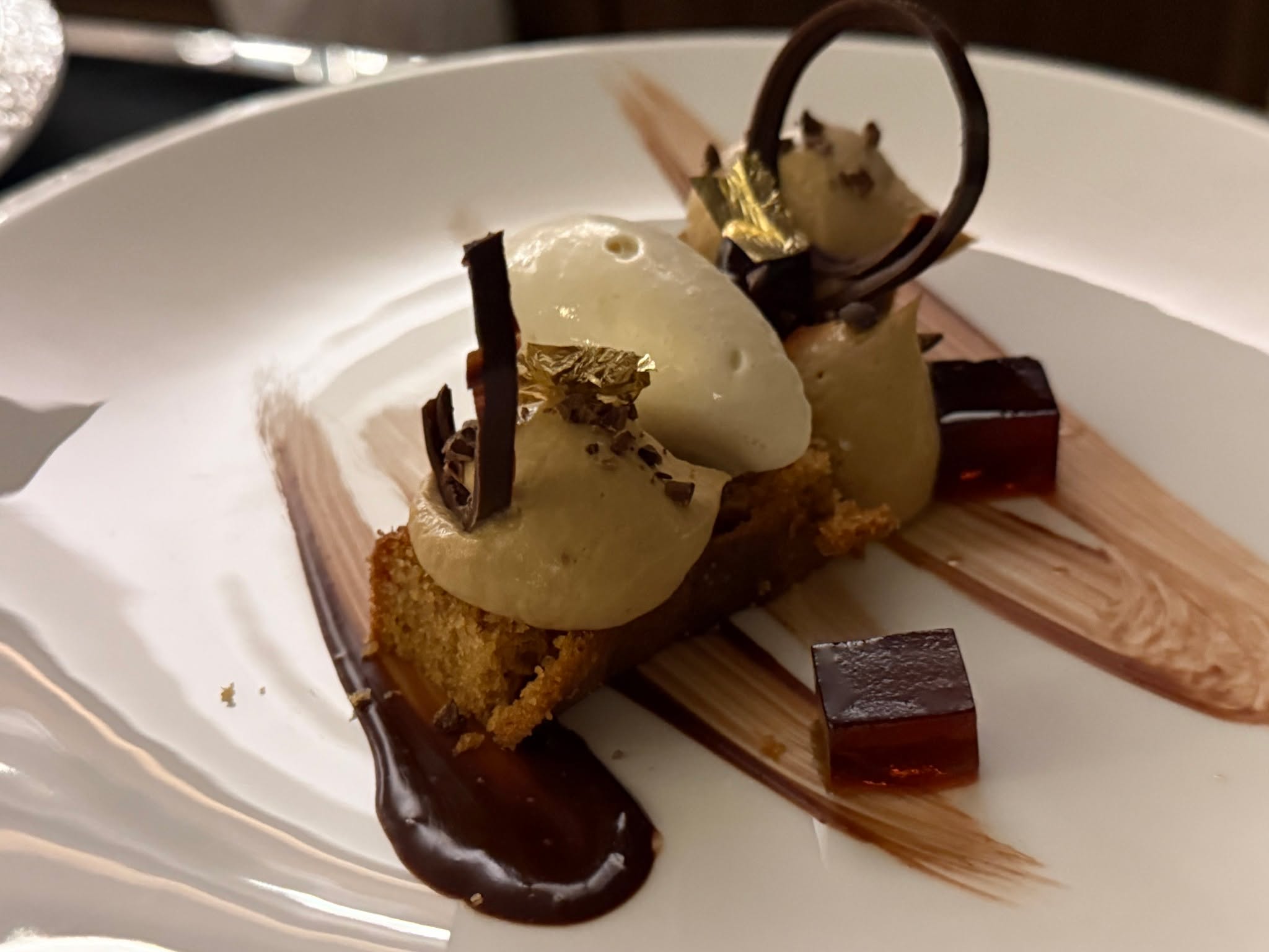 "Tiramisu"
One of our new desserts from our spring menu is proving very popular and going down a treat!
Gluten free muscovado sponge soaked in a slightly boozy espresso syrup, topped with masala jelly cubes, espresso, mascarpone mousse, cocoa nibs, gold leaf & masala ice cream
#bbq #inhomedining #passion #summer #dinner #sunday #luxury #privatechef #oxfordshire #buffet #caterer #henley #barbecue #bespoke #party #wedding #local #reading #glutenfree