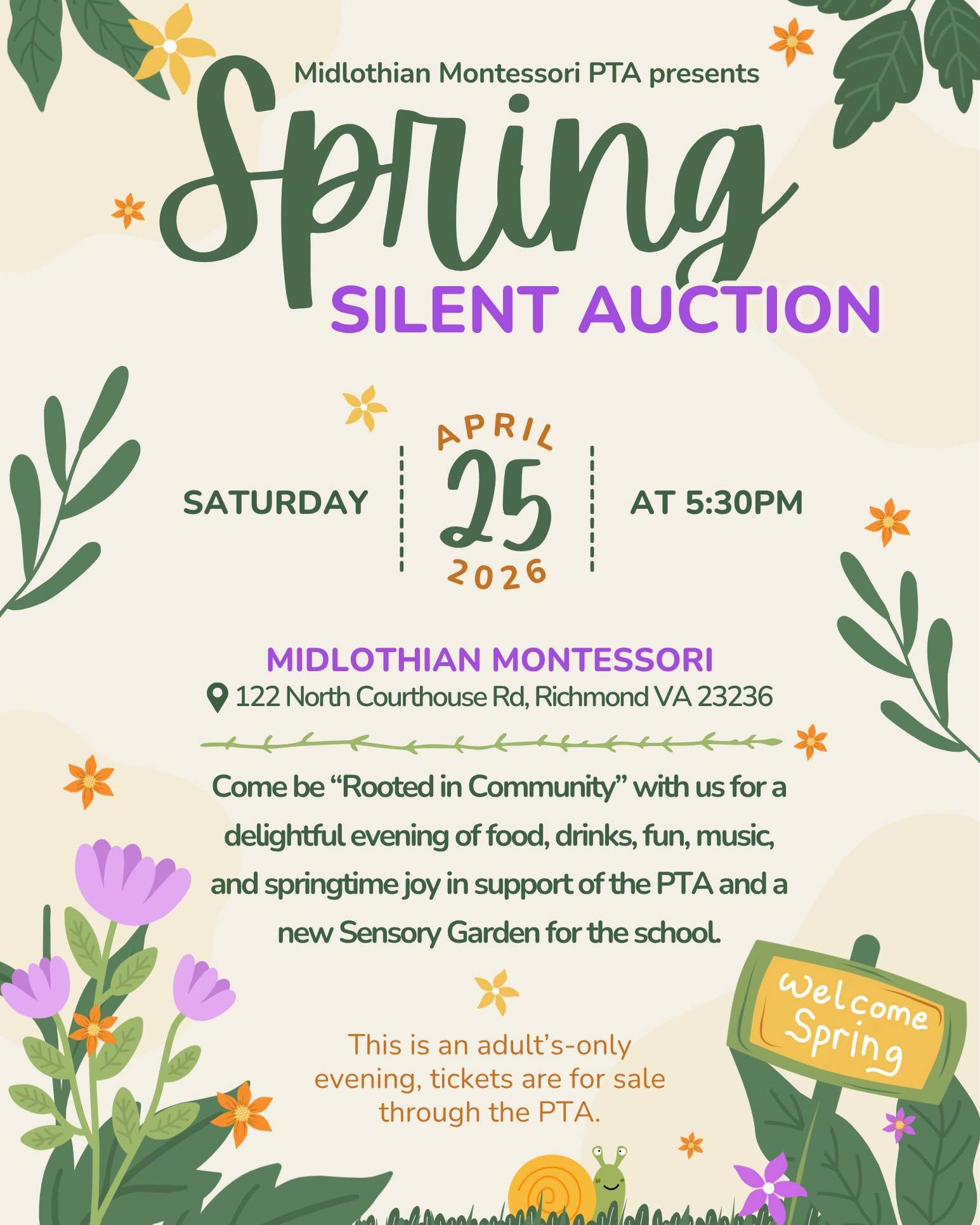 Our annual silent auction is always a memorable night of laughter and prizes! Don't forget, prices increase tomorrow so grab your tickets now!
