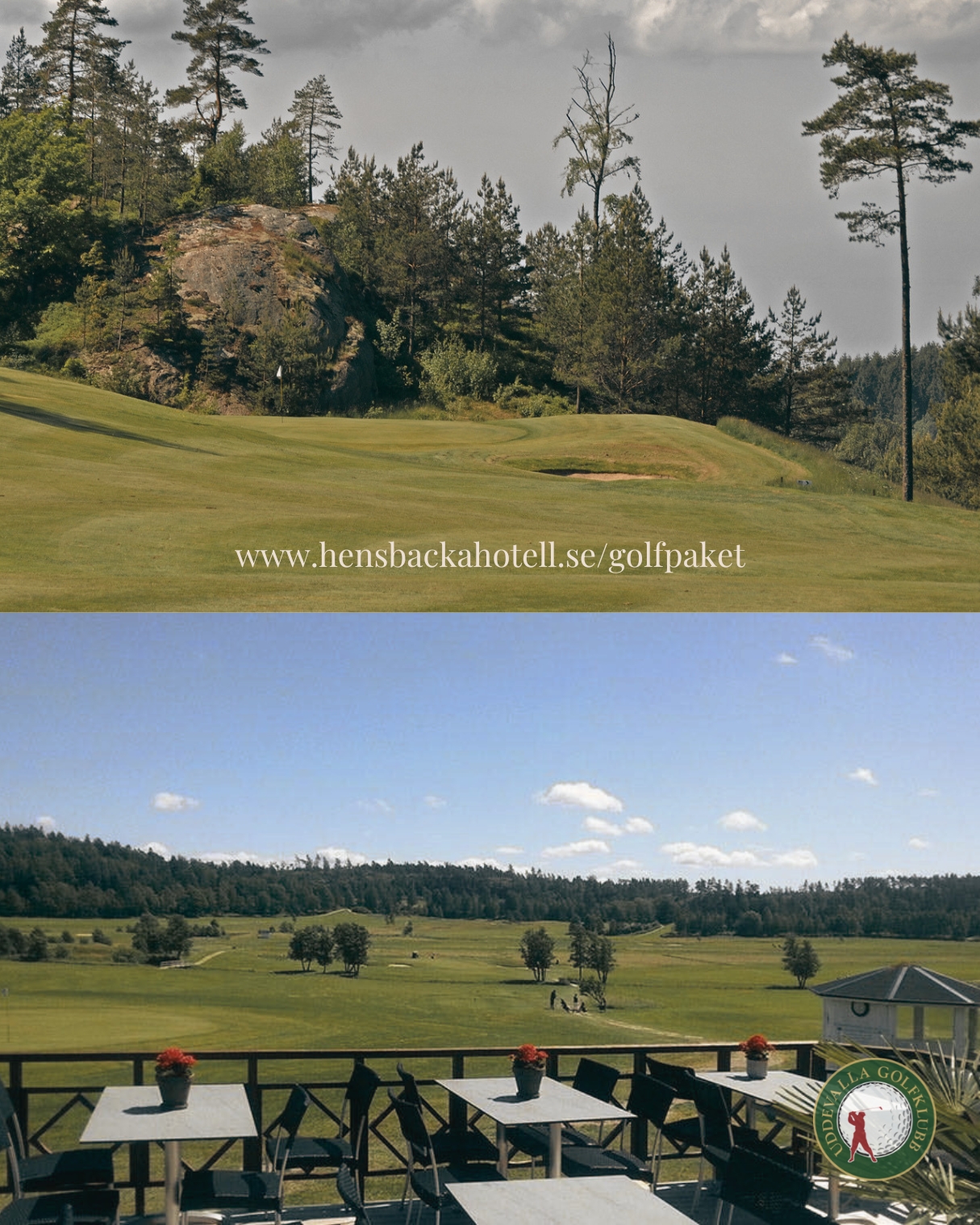 Kombinera golf med en naturnära vistelse ⛳🏌️♂️
Vi är glada att presentera vårt samarbete med @uddevallagk 🤩 En fantastisk bana bara 11 minuter från Hensbacka!
Läs mer och boka på www.hensbackahotell.se/golfpaket