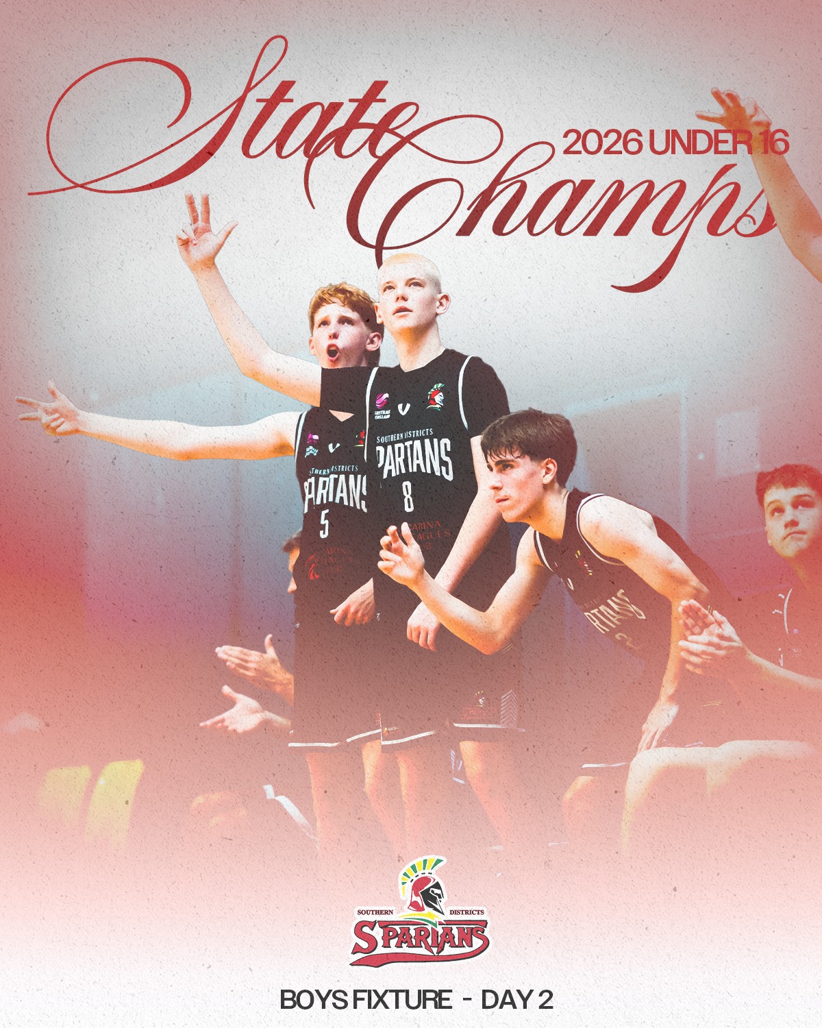 𝗨𝗡𝗗𝗘𝗥 𝟭𝟲 𝗕𝗢𝗬𝗦 𝗦𝗧𝗔𝗧𝗘 𝗖𝗛𝗔𝗠𝗣𝗦 𝗜 𝗗𝗮𝘆 𝟮
Day 2 of the U16 Boys State Champs is here!
The hunt for top 4 continues 👀
#DarksideFamily