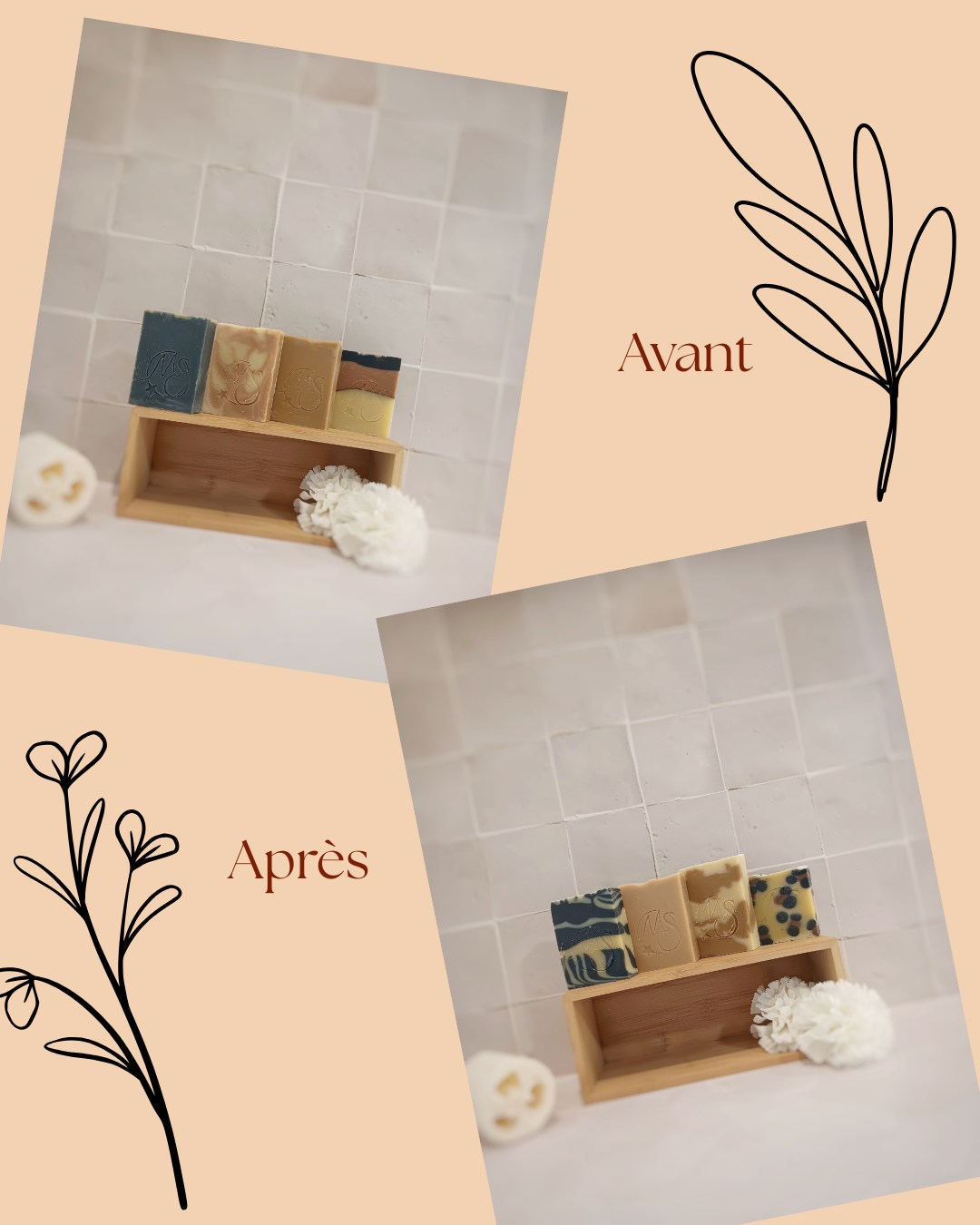 Tu les connaissais avant.
Découvre-les après!
Des lignes et des contrastes inspirés du vivant.
Et toujours la même douceur et les mêmes bienfaits pour ta peau.
La collection éphémère "Les Sauvages" est en ligne mais plus pour longtemps!
Si toi aussi tu veux ton coffret sauvage, c'est le moment d'en profiter (lien en bio).
Fais-vite, il n'y en aura pas pour tout le monde!
#artisanefrançaise #savonnerieartisanale #faitmain