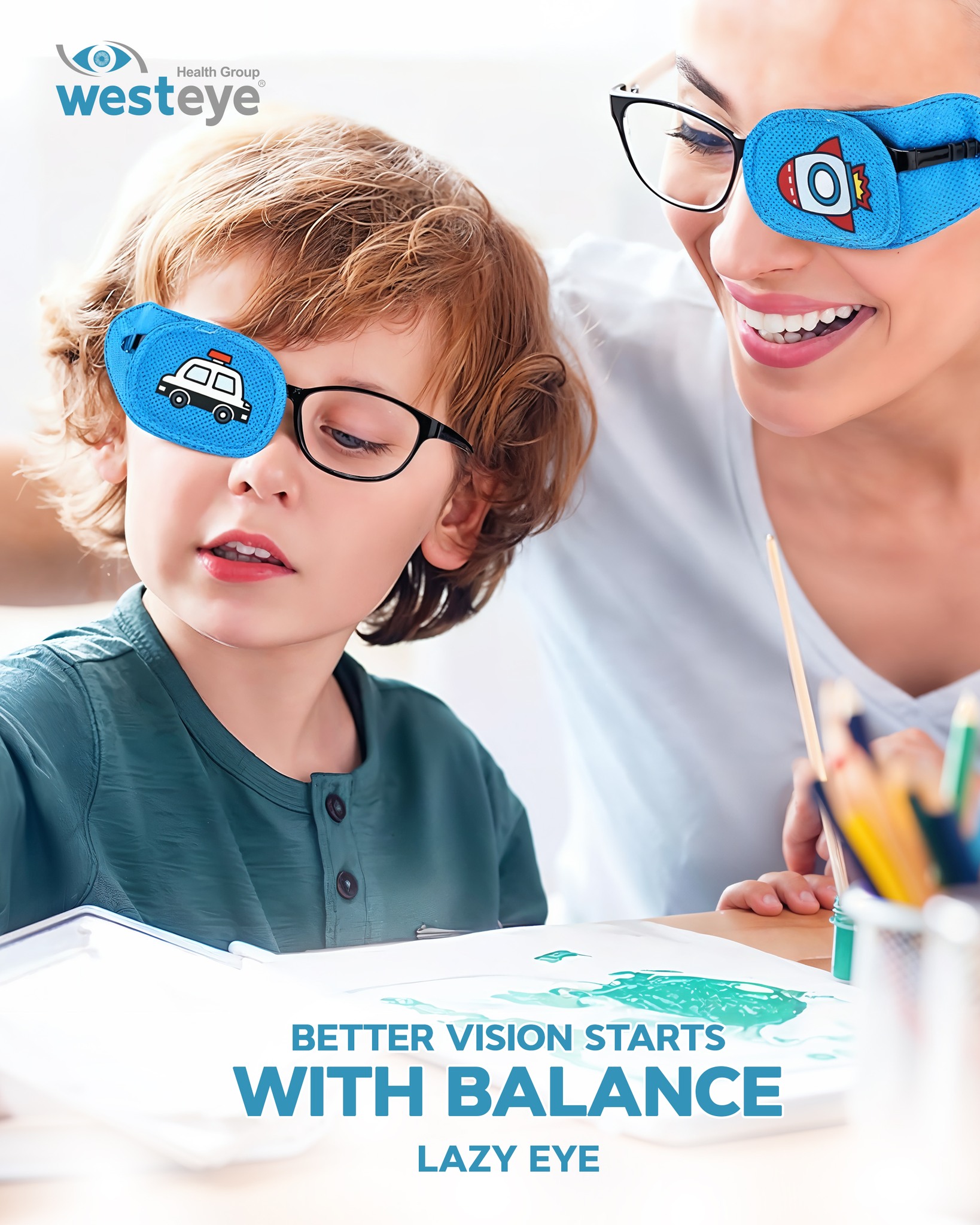 Lazy eye Amblyopia is not just about vision. It is about how the brain and eye work together.
When one eye becomes weaker, the brain starts to ignore it and over time vision can worsen.
The good news is early treatment makes a big difference
Prescription glasses
Eye patching to strengthen the weak eye
Vision therapy
In some cases medical or surgical care
The earlier it is treated the better the results. Do not wait. Your child’s vision matters.
#westeyehospitals