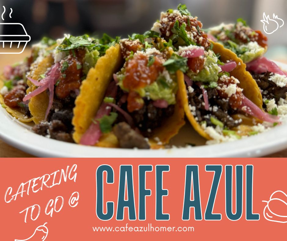 Order for the whole team! Catering To Go @ Cafe Azul!
Order Online: https://cafeazulhomer.com
#cateringtogo #cafeazulhomer #homeralaska
