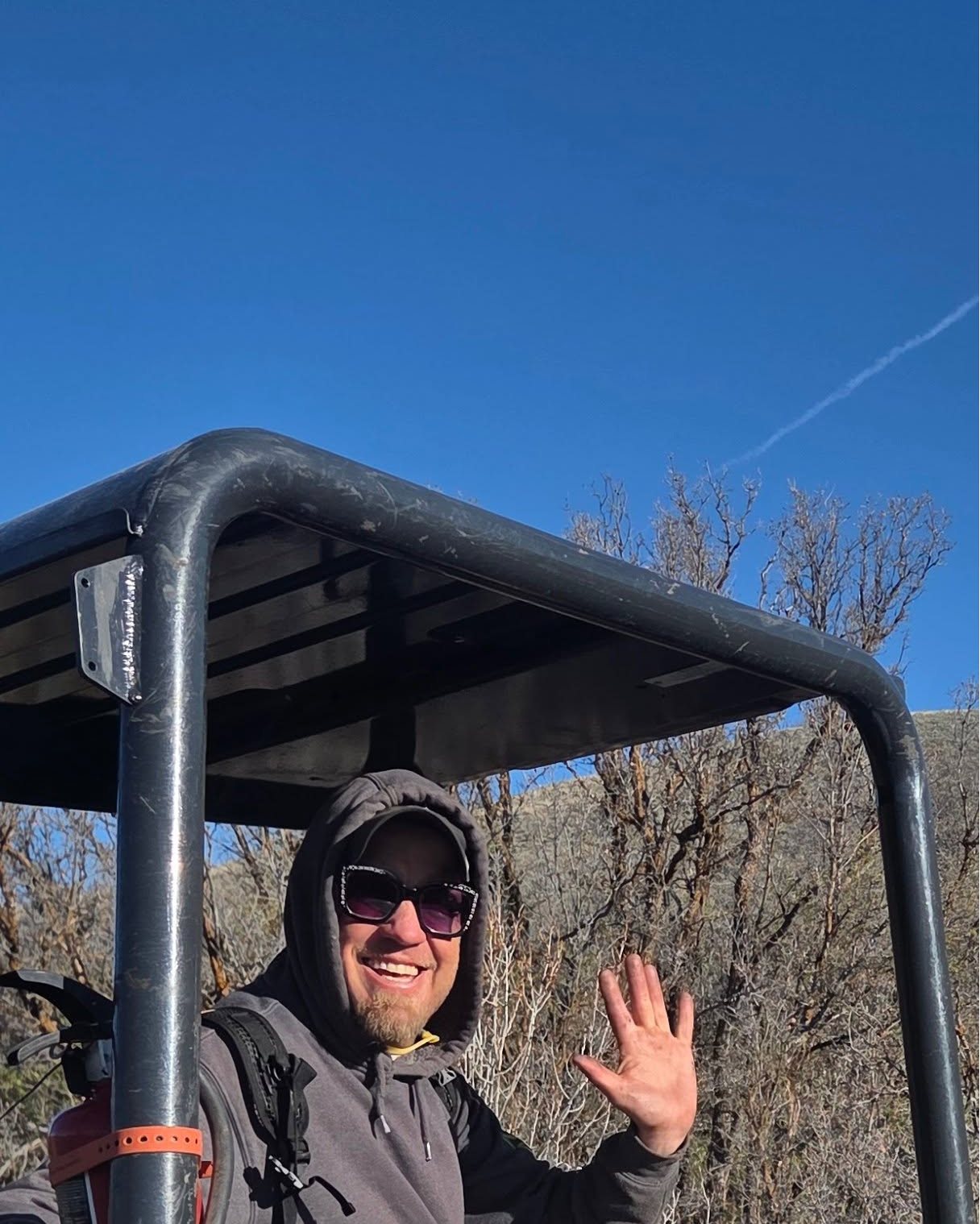Back at it and doing what we love — 1,000' of new trail on Sidewinder in 2 days through some seriously rocky ground! This is OUR kind of work, and making more miles of trail is what Eden Valley Trails is all about. More miles, more smiles. 🛤️⛏️
And in other news... Bryce found some new shades last weekend while fishing. Feeling a little Elton John-ish. The man builds great trails AND has style. 🕶️🎹