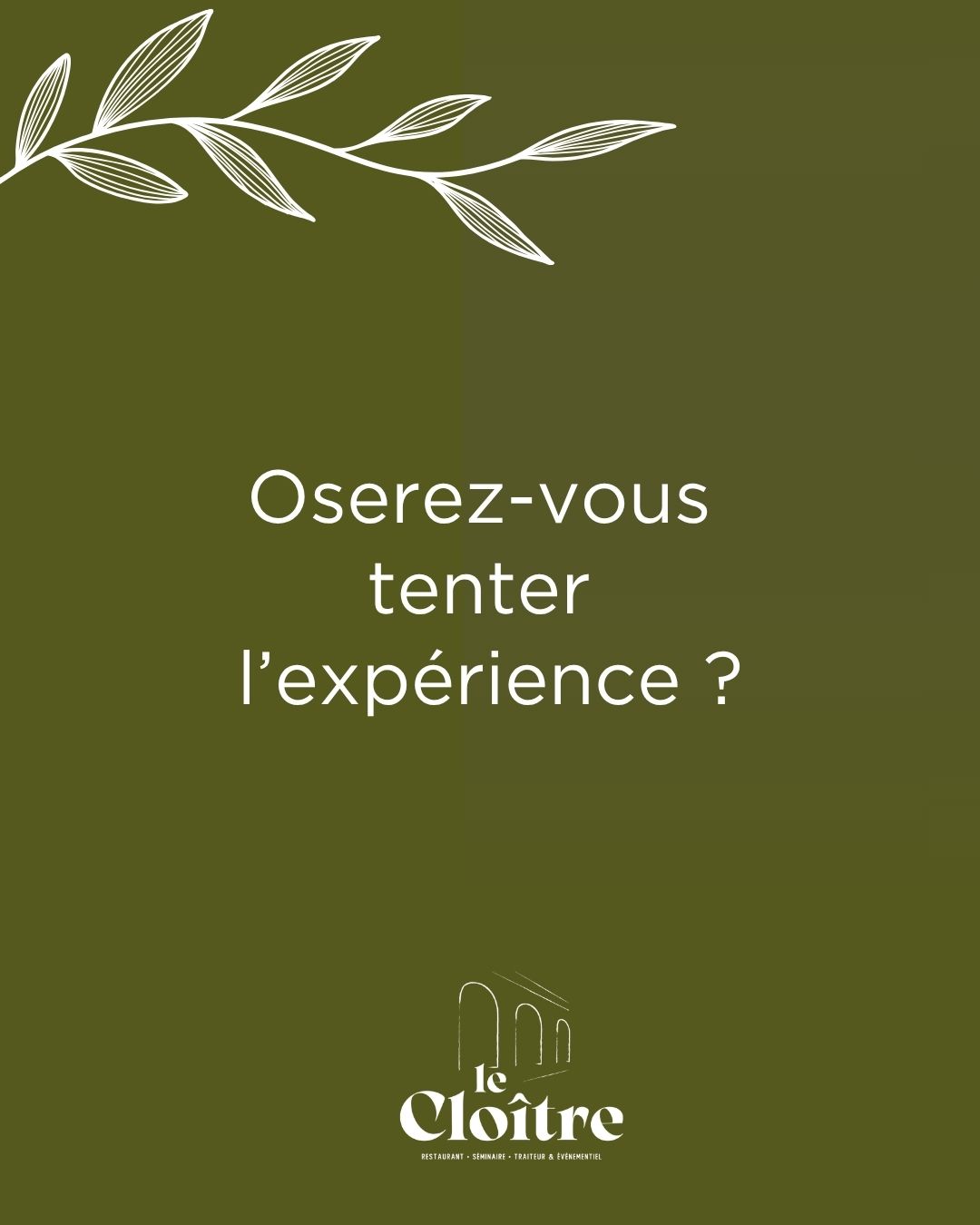 👀 Et si vous ne saviez pas ce que vous allez manger… ?
Au Restaurant du Cloître, laissez-vous guider par le Chef avec notre Menu Signature à l’aveugle 🍽️
🥩viande ou 🐟 poisson ? À vous de choisir…
Pour le reste : surprise totale 😏
📅 Du vendredi au dimanche midi
Réservation au https://www.restaurantducloitre.fr/contact ou au 03 85 89 18 91
#SurpriseGourmande #MenuÀLAveugle ##restaurantducloitre #charolaisbrionnais #bourgogne #bourbonlancy #NouvelleCarte #moulinssurallier #RestaurantDeCharme #MenuÀLAveugle #BourbonLancy #route71 #MenuSignature #digoin #decıze #destinationsaonetloire #SaoneEtLoire