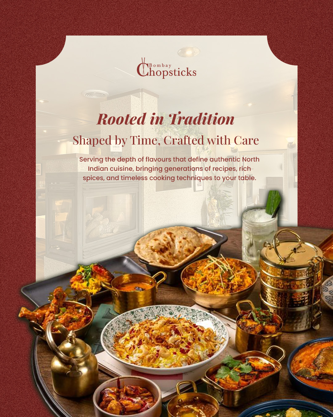 Some flavours aren’t made overnight. They’re built over time, passed down through generations, and served the way they were meant to be. Experience authentic North Indian cuisine, now at Bombay Chopsticks.
.
Bombay Chopsticks, authentic North Indian cuisine Mississauga, Indian food Mississauga, Hakka Chinese fusion, Indian restaurant Canada, butter chicken Mississauga, Indian dining experience, dine in Mississauga, rich Indian flavours, traditional Indian recipes
.
#MississaugaEats #IndianFoodLovers #TasteOfIndia #FoodieMississauga #DineLocal