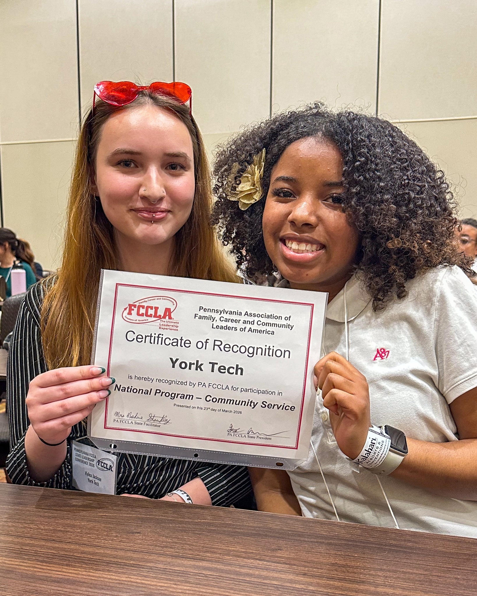 Members of York Tech’s FCCLA chapter attended the 2026 State Leadership Conference last month. They competed in multiple events and walked away with 20 medals and 10 nationals invitations! (Check out a full list of winners at ycst.info/fccla26 and all 24 photos at ycst.info/fccla26-slc. Alternatively, both links are available in our bio.)
Those who qualified for nationals will compete in the 2026 National Leadership Conference, which will be held over the summer in Washington, D.C. Way to go, Spartans! #YorkTechProud
We'd also like to recognize the chapter's three advisors — Mindy Miller, Nicole Lau, and Samantha McDonald — who received awards during the conference. Thank you for being a driving force behind the group's success!
