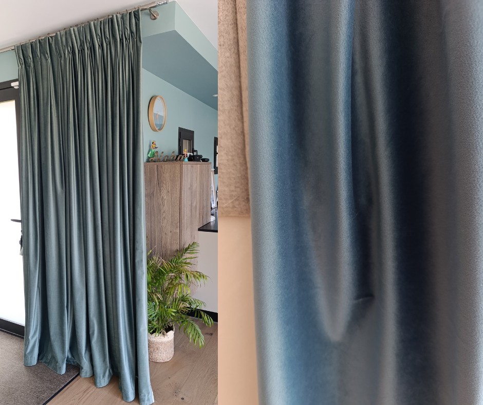 Les reflets mouvants de ce velours de chez @fischbacher1819 dessinent un motif abstrait aux allures de nuage, alternant des bandes diffuses et des effets d’ombre douce. La surface vibre subtilement sous la lumière, révélant une texture profonde et soyeuse. Cette composition presque liquide évoque les miroitements d’un textile froissé ou les traces d’un passage furtif dans une matière dense.
L'effet traduit ici une atmosphère flottante, suspendue dans un équilibre entre calme et mouvement.
Vos rideaux sur mesure par La mutine aux pieds nus à Baden Morbihan...
#lamutineauxpiedsnus
#rideauvelours
#confortElégant
#architectureintérieur
#designintérieur
#artisanbreton
#tringlehoules
#rideaubleu
