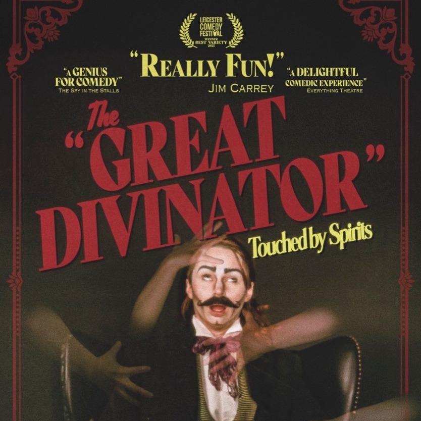 Fake mustache! Real Mindreading!
A trick of the Victorian curiosity theme, of old music hall entertainment?!
Katie Tranter brings us her multi-award winning show that effortlessly blends comedy, old school variety acts with onstage mindreading!
We are delighted to host this ridiculous, hilarious show - and seats are selling fast, so get booking!