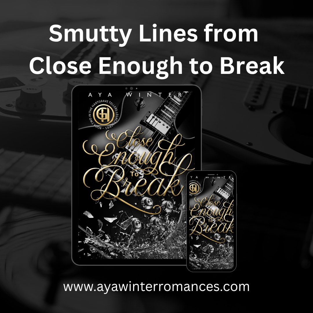 Close Enough to Break is tension, secrets, boardroom drama… and a whole lot of moments that absolutely should not be this hot. 🔥
It’s real. It’s raw. It hurts.
And then Liam opens his mouth… and suddenly it’s a completely different kind of problem.
Here are some of my favourite smutty moments. Mostly from Liam, because once he finally gets Emma, he has trouble behaving himself.
We all deserve a book boyfriend like Liam Teller.
Enjoy. 😏
#ayawinterromances #BookBoyfriend #Rockstar #rockstarromance #CelebrityRomance #spicybookrecs #SpicyReads #HartgraveTellers