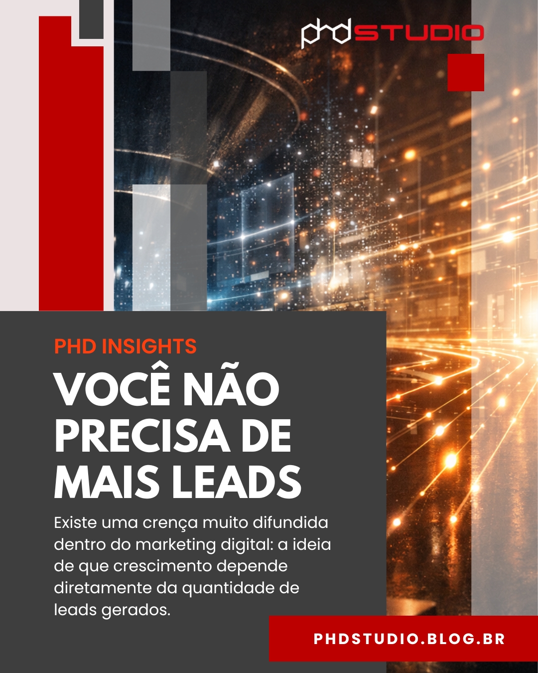 Mais leads não é sinônimo de crescimento. O que você precisa é de um sistema que converta. 💡
Novo post no blog sobre como otimizar seu funil e transformar contatos em clientes reais. Link in Bio
#marketingdigital #conversão #funildevendas #business #estratégia #phdstudio