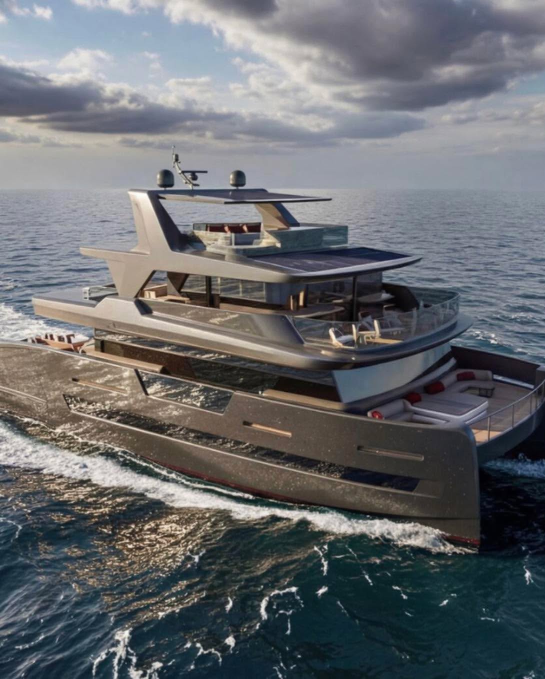 A Private Beach Club, Your Own Deck, and 3,000 Sq Ft of Open Air Living 🌊✨
This 85 foot catamaran concept by NAR Design proves that true luxury at sea is not about size. It is about space, privacy, and intelligent design.
With a beam close to 36 feet, more than 1,800 sq ft of interiors, and over 3,200 sq ft of outdoor living, the yacht feels more like a floating resort than a traditional vessel. Highlights include a full private owner deck, a beach club with pool and terraces, and expansive spaces designed for effortless living on the water.
Read more now on The Life of Luxury. 🖤
#thelifeofluxury #luxuryyachts #yachtdesign #luxuxurylifestyle