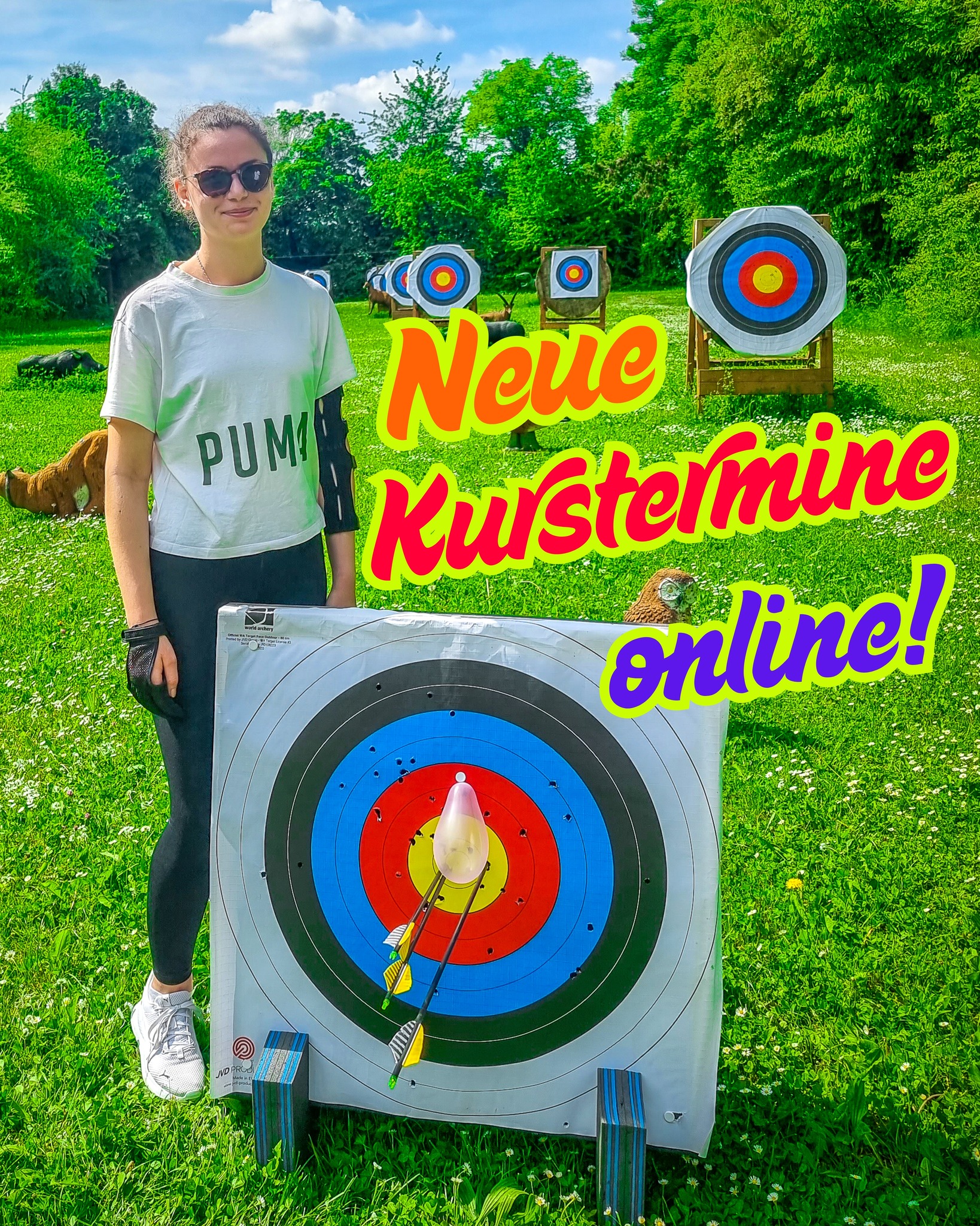 𝗡𝗲𝘂𝗲 𝗞𝘂𝗿𝘀𝘁𝗲𝗿𝗺𝗶𝗻𝗲 𝗼𝗻𝗹𝗶𝗻𝗲 🎯
Du möchtest Bogenschießen ausprobieren oder Deine Technik verbessern?
Dann sichere Dir jetzt einen Platz in unseren nächsten Kursen.
✔ Für Anfänger und Fortgeschrittene 🏹
✔ Persönliche Betreuung 👥
✔ Erlebnis in der Natur 🌿
👉 Jetzt Termin sichern (begrenzte Plätze)
#bogenschießen #würzburg #kursewürzburg #freizeitwürzburg
#erlebniswürzburg #outdooraktiv #mainfranken
#archery #bogensport #anfängerkurs #schnupperkurs
#traditionellesbogenschießen