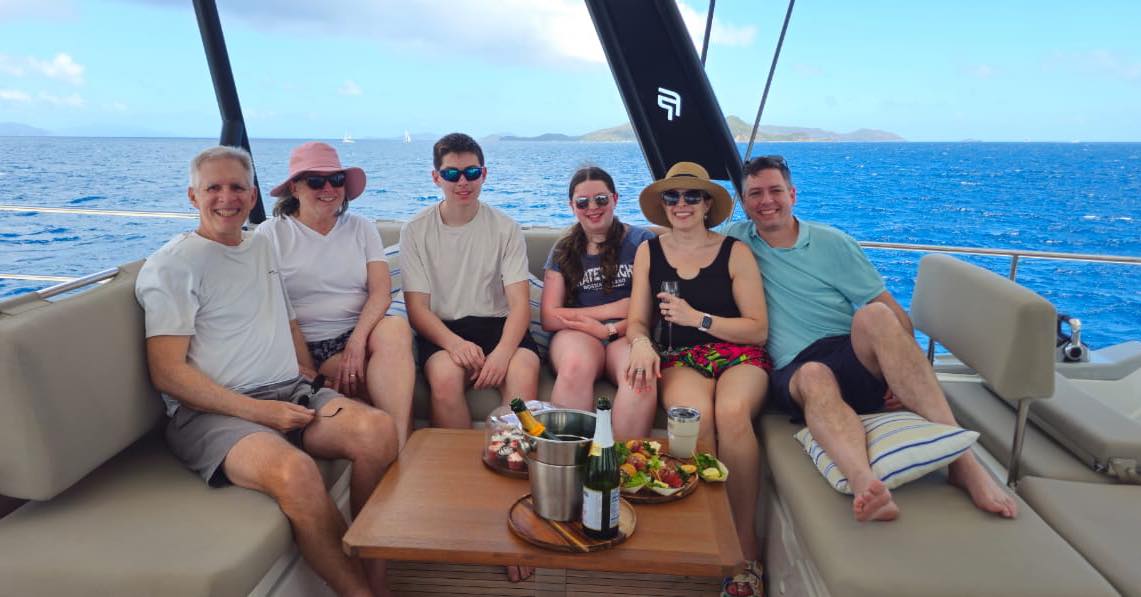 Fresh smiles, warm welcomes, and that unmistakable feeling of a new adventure beginning… ✨
Another wonderful family has just stepped aboard Bliss, and the energy is already humming with excitement for the week ahead. There’s something truly special about that first moment on charter… shoes off, drinks in hand, turquoise and blue stretching endlessly ahead, and a week of memories waiting to unfold.
A big thank you to epicyachtcharters, and especially Hannah, for sending this lovely group our way. We’re so looking forward to showing them the very best of the BVI… hidden coves, crystal-clear snorkel spots, sunset cocktails, and of course, a little Chef Bex magic along the way. 🍽️🌅
Here’s to a magical, laughter-filled, sun-soaked, beautifully Blissful week together in the British Virgin Islands. ⛵💫
#BlissYacht #LuxuryCharter #BVISailing #YachtLife #EpicYachtCharters #WelcomeAboard #CharterLife #SailingDreams #UnderstatedLuxury #CrewedCharter #BlissExperience