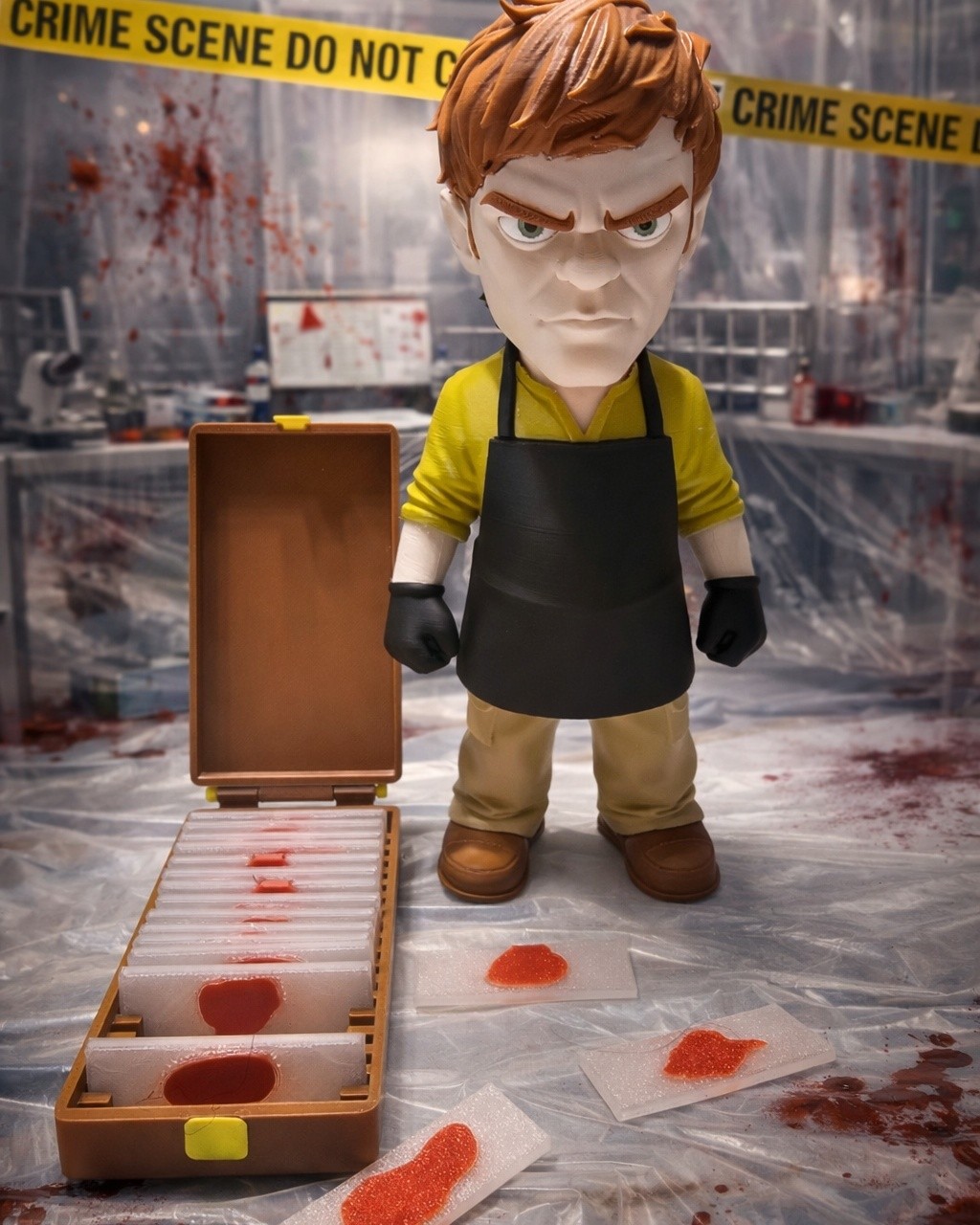 🩸 Dark, detailed, and just a little… unsettling.
Bringing Dexter to life in 3D print form 🔪
This custom piece captures that signature intensity — complete with slide box “samples” and a full kill room vibe.
Printed with precision and finished to highlight every sharp detail… because perfection is in the details.
Would you add this to your collection, or keep your distance? 😏
#3DPrinting #Dexter #BambuLab #3DPrintArt #Collectibles #MakerCommunity #purplemonkeyprints