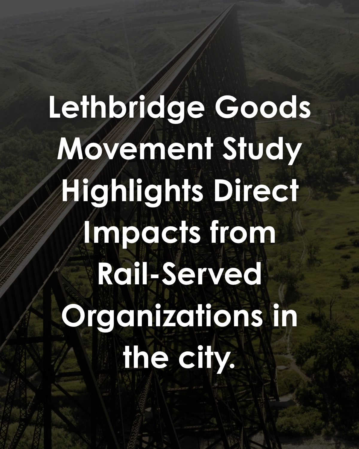 Did you know? Rail-served businesses in Lethbridge generate $687 million in economic output and contribute $284 million to local GDP.
That activity directly supports 991 jobs right here in our city. This is a clear example of how infrastructure and industry work together to drive real economic impact at a local level.
Explore the full study to better understand how this impact extends across Alberta and Canada. chooselethbridge.ca