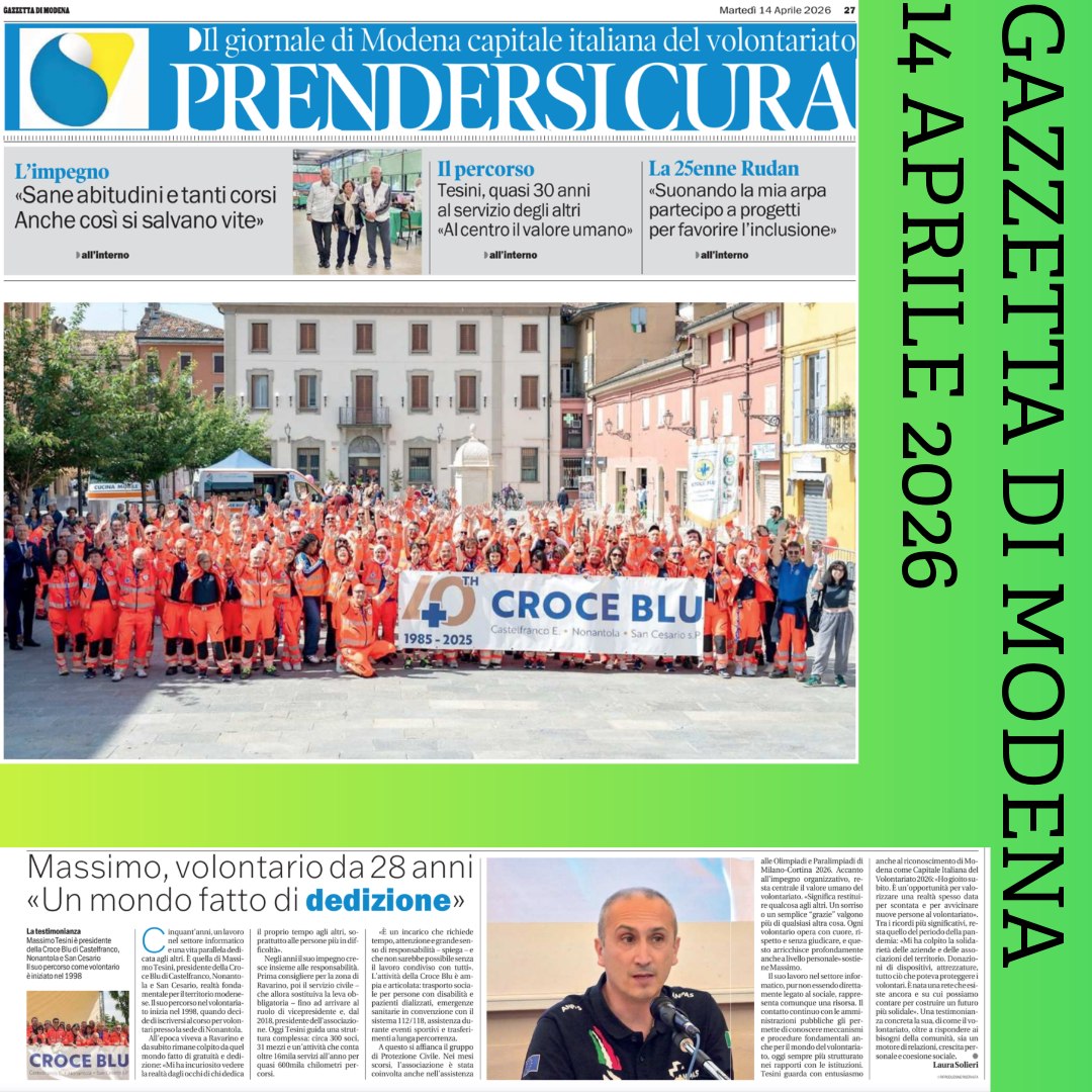 Da "La Gazzetta di Modena" di oggi, 14 aprile 2026.