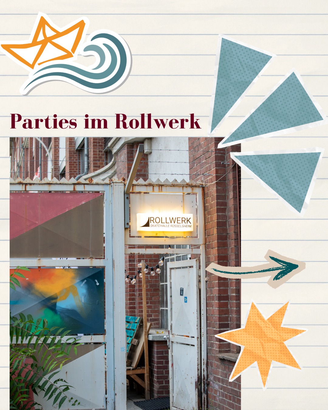 Kein Bel R! Festival ohne Rollwerk-Action! Als Begleitprogramm hat das Team der Rüsselsheimer Skatehalle eine feine Partyauswahl getroffen.
Am 13. Mai wird's feurig: Das Rollwerk lädt euch zum Latino-Abend voller Leidenschaft, Rhythmus und Lebensfreude ein! 💃🕺Erlebt die Vielfalt der spanischen und südamerikanischen Kultur – mit mitreißender Musik, sinnlichen Klängen, köstlichem Genuss und jeder Menge Tanz.
Am 14. Mai feiern wir entspannt, stilvoll und komplett alkohholfrei bei der Mocktail-Lounge 🍹✨ Freut euch auf feinste DJ-Sounds – natürlich von Vinyl! Mehrere DJs bringen ihre Plattensammlungen mit und sorgen für warme, authentische Beats in gemütlicher Lounge-Atmosphäre. Gerade am Vatertag setzen wir ein Zeichen: Feiern geht auch entspannt, genussvoll und ohne Alkohol. Los geht's ab 17 Uhr im Rollwerk, bei gutem Wetter auch auf der Terrasse. Kommt vorbei, lehnt euch zurück, genießt den Sound und lasst den Tag entspannt ausklingen.
„Mama tanzt!“ am 15. Mai ist die Rollwerk-Party für alle FLINTA*-Personen – egal ob Mama, Tochter, Oma oder einfach du. 💖 Wir starten entspannt ab 18 Uhr mit loungigen Sounds, bevor es später auf dem Skatehallen-Floor richtig abgeht. Freut euch auf eine ausgelassene, sichere und energiegeladene Atmosphäre – nur unter euch! Von chillig bis tanzbar ist alles dabei. Schnappt euch eure Freundinnen und kommt vorbei – wir freuen uns auf einen unvergesslichen Abend mit euch!
Und am 16. Mai ist das das Kollektiv R1 zurück im Rollwerk und bringt die nächste Eskalationsstufe mit: Hard Love Volume 2!⚡Freut euch auf treibenden Elektro, hypnotischen Trance und eine Nacht, die euch garantiert nicht stillstehen lässt. Unterstützung kommt außerdem von ausgewählten Special Guests – seid gespannt!
.
.
#belrfestival #festival #rüsselsheim #belr #sturmfrei