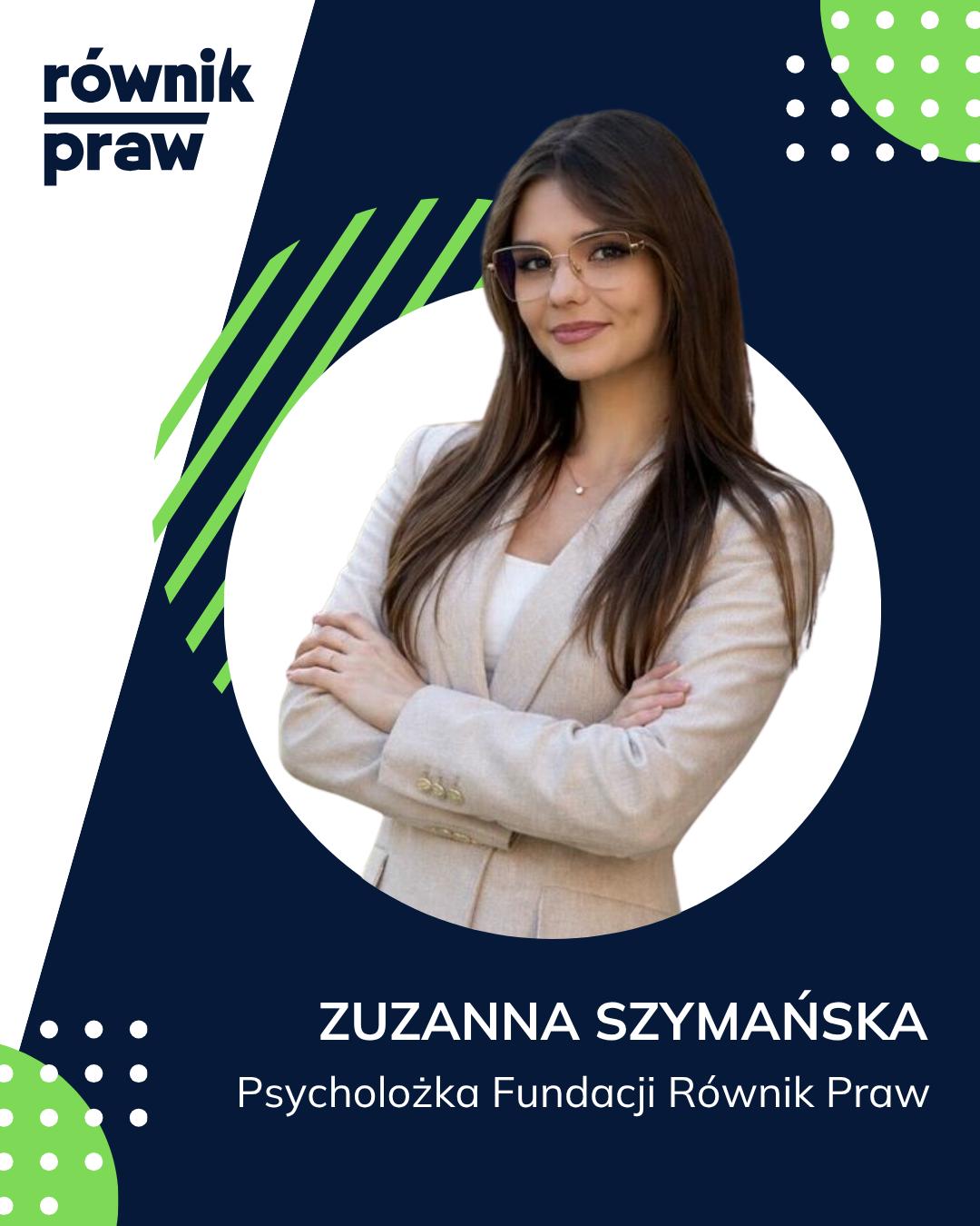 Do naszego działu psychologicznego dołącza Zuzanna Szymańska 🥳!
Jest to psycholożka, absolwentka Uniwersytetu Wrocławskiego. Jak sama dodaje: "Wybór tego zawodu był dla mnie świadomą decyzją, wynikającą z głębokiej potrzeby towarzyszenia ludziom w ich trudnościach, zmianach i poszukiwaniu równowagi psychicznej. W swojej pracy kieruję się autentyczną ciekawością drugiego człowieka, szacunkiem dla jego historii oraz przekonaniem, że każdy ma w sobie zasoby, które można odkryć i wzmocnić w bezpiecznej relacji terapeutycznej."
Zuzanna na co dzień oferuje wsparcie psychologiczne osobom doświadczającym różnorodnych trudności emocjonalnych i życiowych. Pomaga w radzeniu sobie z lękiem – zarówno tym codziennym, związanym ze stresem i nadmiernym napięciem, jak i lękiem, który utrudnia funkcjonowanie czy wpływa na relacje. Wspiera w lepszym rozumieniu jego źródeł, nauce regulacji emocji oraz stopniowym odzyskiwaniu poczucia bezpieczeństwa i kontroli, jak i w lepszym rozumieniu własnych potrzeb i granic, poprawie komunikacji, radzeniu sobie z konfliktami, samotnością czy trudnościami w budowaniu bliskości.
Zuzanna udziela także wsparcia w sytuacjach kryzysowych, takich jak nagłe zmiany życiowe, rozstania, strata, doświadczenie silnego stresu czy przeciążenia emocjonalnego. Pomaga pacjentom w porządkowaniu emocji, odzyskiwaniu równowagi oraz stopniowym wzmacnianiu zasobów potrzebnych do poradzenia sobie w trudnym czasie.
"Każdy proces pomocy psychologicznej traktuję indywidualnie, z uważnością na potrzeby, tempo i możliwości danej osoby. Moim celem jest stworzenie bezpiecznej i wspierającej przestrzeni, w której możliwe jest zatrzymanie się, zrozumienie siebie i wprowadzenie realnych zmian poprawiających jakość życia."
Jeśli chcesz skorzystać z bezpłatnej pomocy psychologicznej w ramach Fundacji Równik Praw, zostań z nami! Informacje o szczegółach podamy już niedługo. 💜
#psychoedukacja #pomocpsychologiczna #DziałPsychologiczny #Wrocław #relacje #BezpłatnePorady #Dobrostan #Wsparcie #psycholog