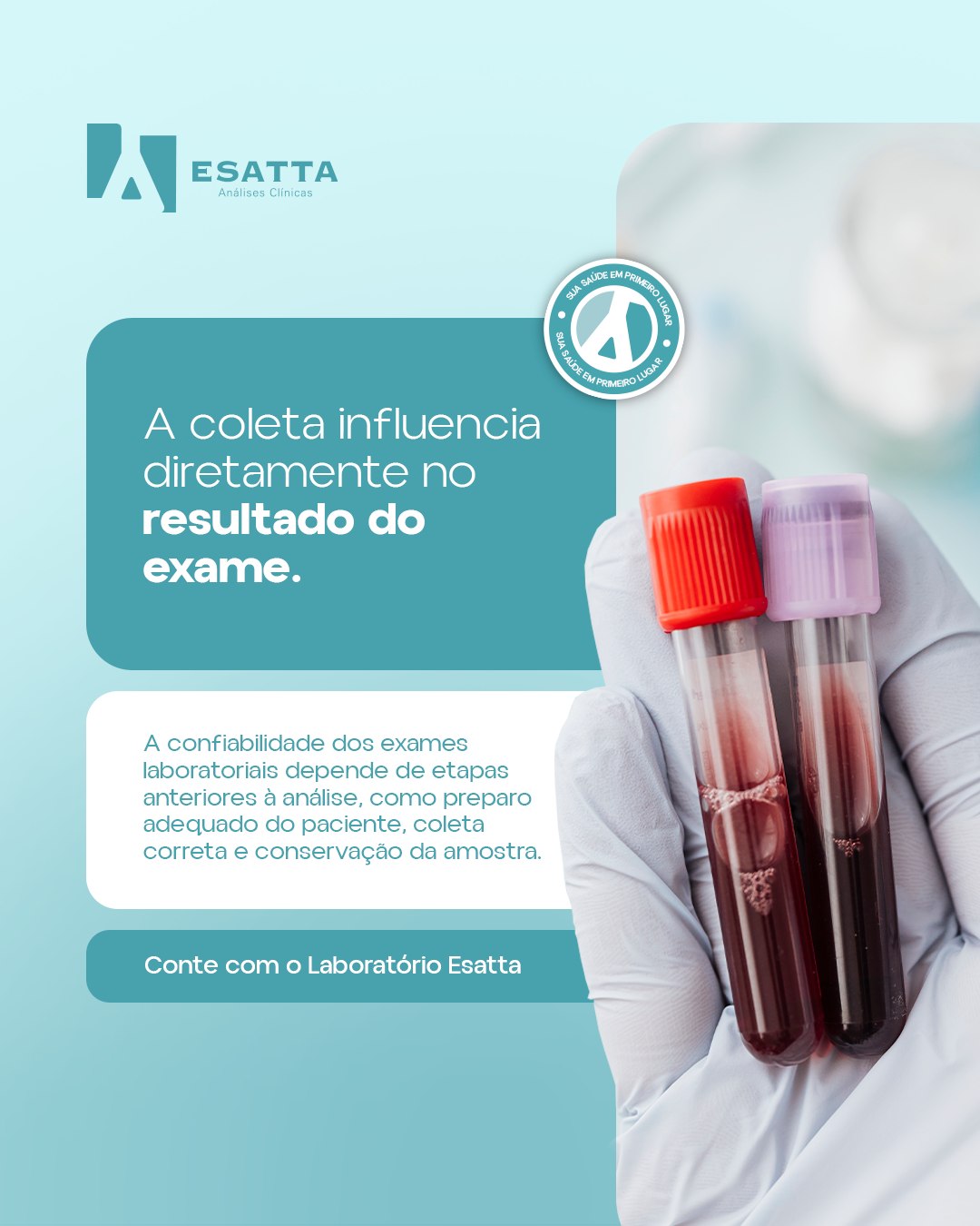 Na rotina laboratorial, grande parte dos erros não acontece na análise, mas antes dela.
A fase pré-analítica, que inclui preparo do paciente, técnica de coleta, acondicionamento e transporte das amostras, é determinante para a qualidade do resultado.
Pequenas variações nesse processo podem gerar interferências significativas, impactando diretamente na interpretação clínica.
Por isso, padronização, treinamento e controle são essenciais em todas as etapas.
👉 Escolha laboratórios que priorizam qualidade em todo o processo.
