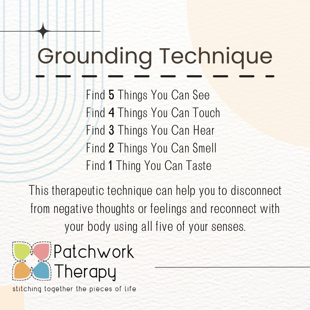Feeling overwhelmed? Try the 5-4-3-2-1 technique:
5 things you see, 4 you can touch, 3 you hear, 2 you smell, 1 you can taste.
Ground yourself in the now. 🧘♂️
#Grounding #AnxietyRelief #Mindfulness