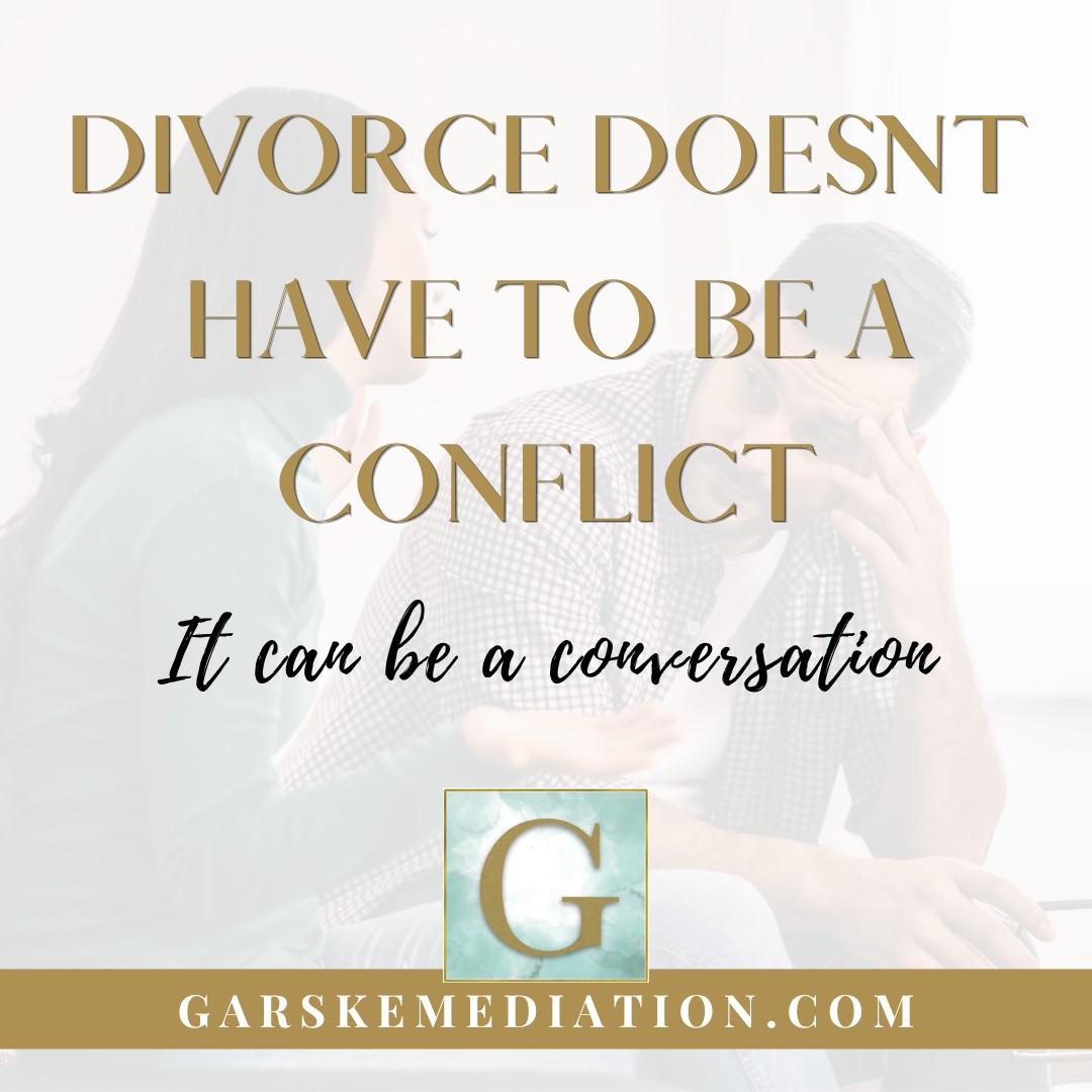 Divorce doesn’t have to be a battle. It can be a conversation.
🗣️
Mediation creates a space where both people are heard, respected, and involved in building the outcome.
When you remove the pressure to “win,” you create space to move forward.
Ready to take a different approach?�
⬇️
Visit garskemediation.com to learn more.