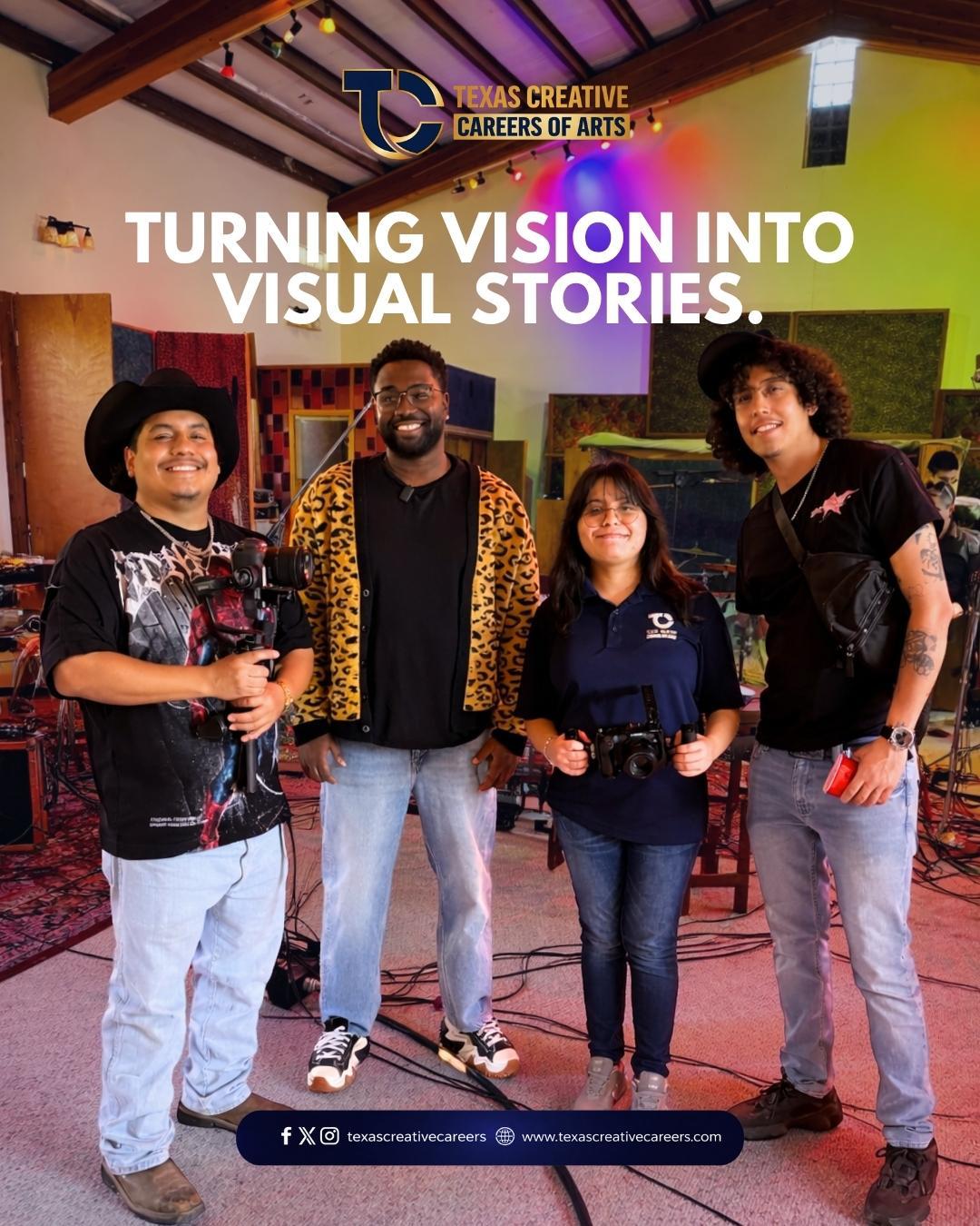 🎥 Every story starts with a vision.
From behind the camera to behind the mic — this is where ideas turn into impact.
At Texas Creative Careers, you don’t just imagine…
you create, capture, and share your story with the world.
✨ Find your voice. Tell your story.
🔗 www.texascreativecareers.com
#TexasCreativeCareers #VisualStorytelling #ContentCreators #Podcasting #MediaProduction #CreativeCareers #TellYourStory #FutureCreators #LearnByDoing
